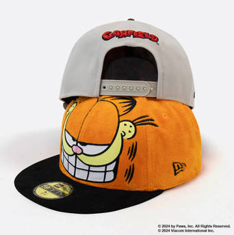 two new era 59FIFTY Garfield caps for mobile nav