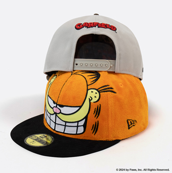 two new era 59FIFTY Garfield caps for mobile nav