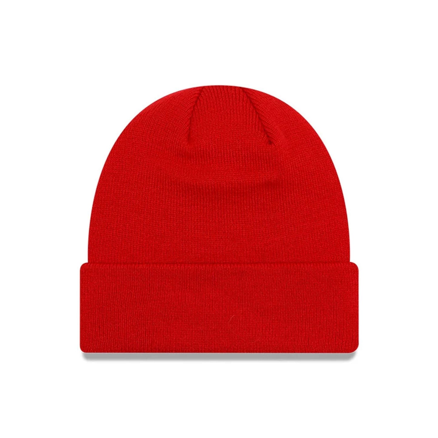 This is a Manchester United FC Red Cuff Knit Beanie Hat 2