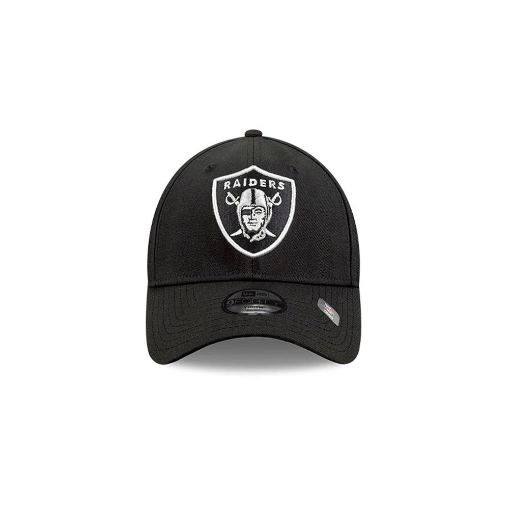 This is a Las Vegas Raiders The League Kids 9FORTY Cap 2