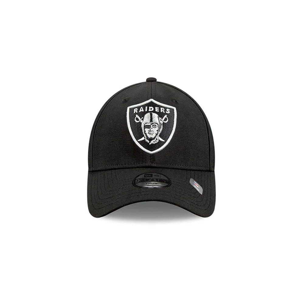 This is a Las Vegas Raiders The League Kids 9FORTY Cap 2
