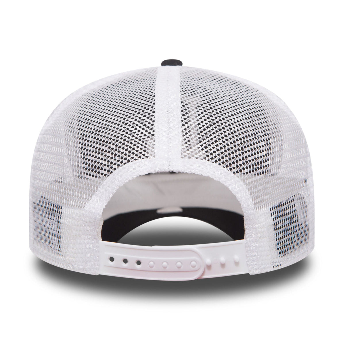 This is a LA Dodgers Clean Black A-Frame Trucker Cap 3