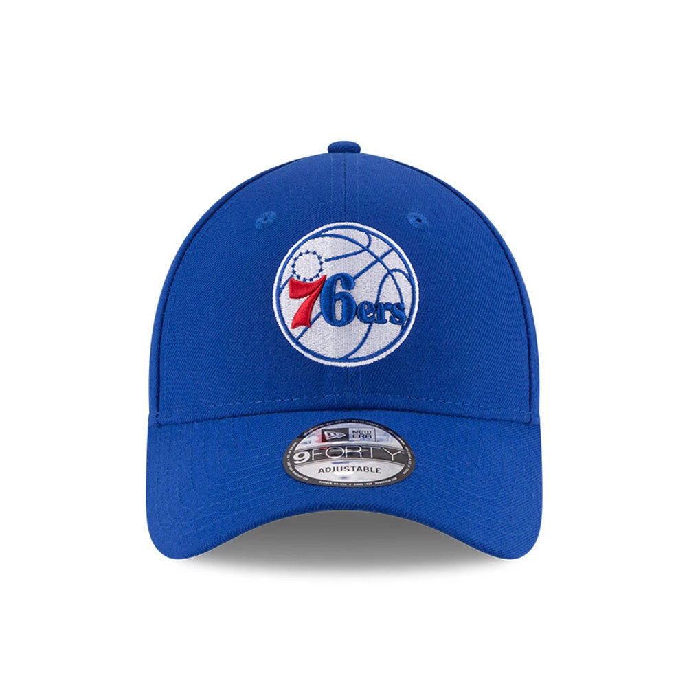 This is a Philadelphia 76ers The League Blue 9FORTY Cap 2