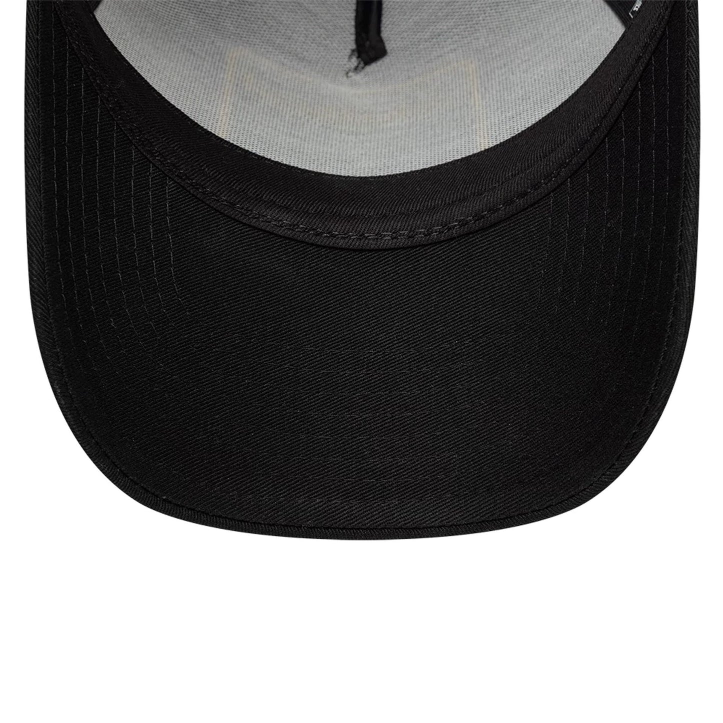 Pictured is this New Era Mississippi Gator 9FORTY A-Frame Trucker Adjustable cap in black. 7