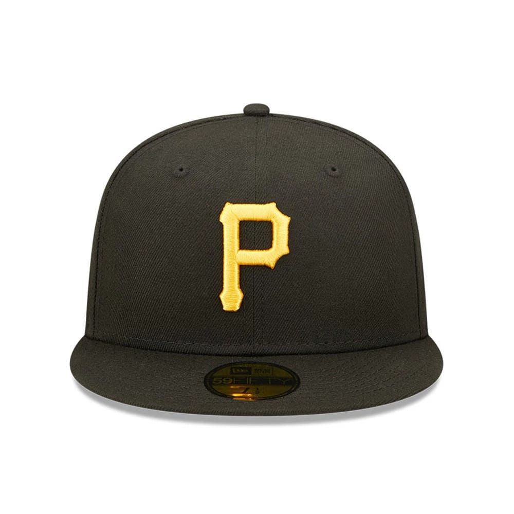 This is a Pittsburgh Pirates Authentic On Field Game Black 59FIFTY Cap 4