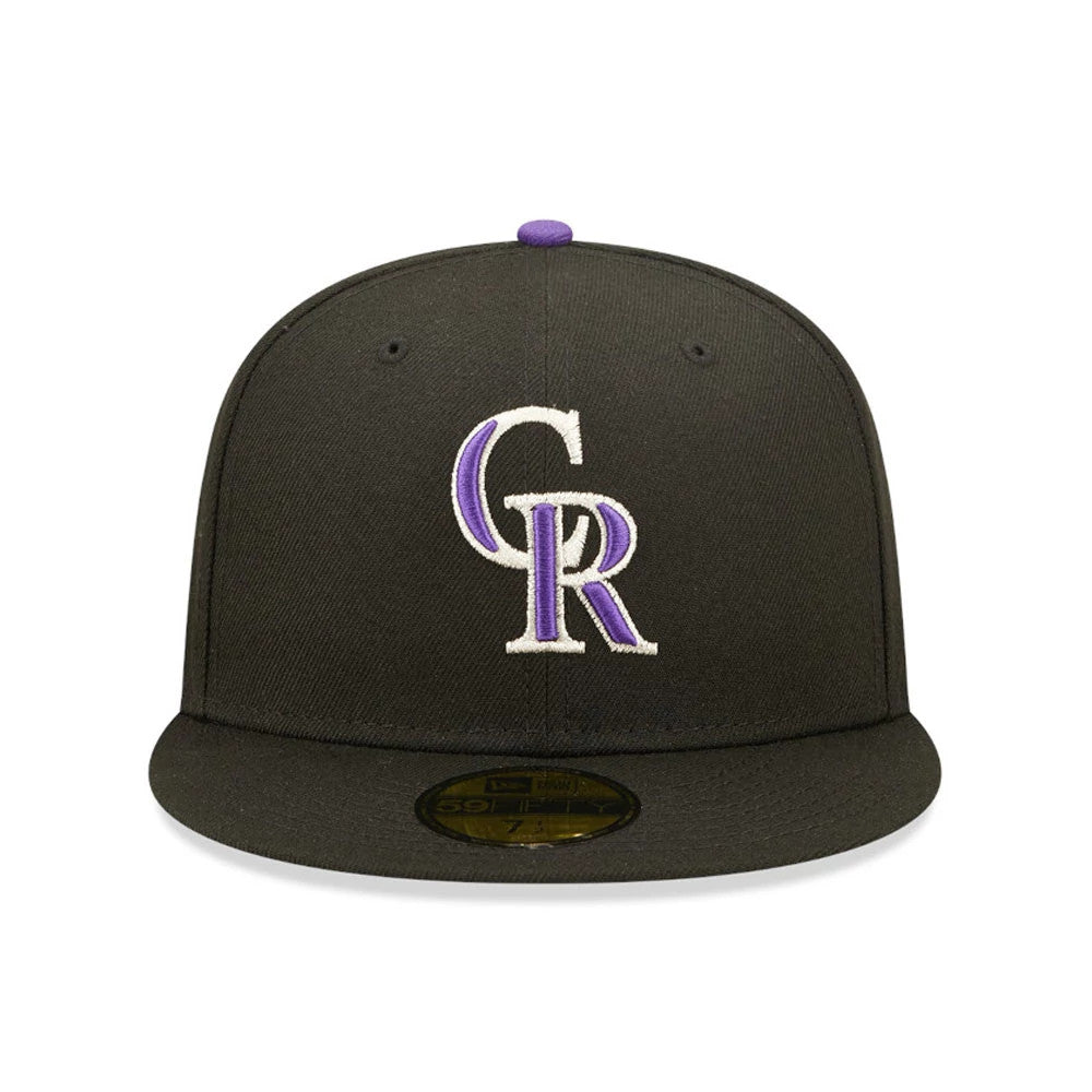 This is a Colorado Rockies Authentic On Field Black 59FIFTY Cap 3