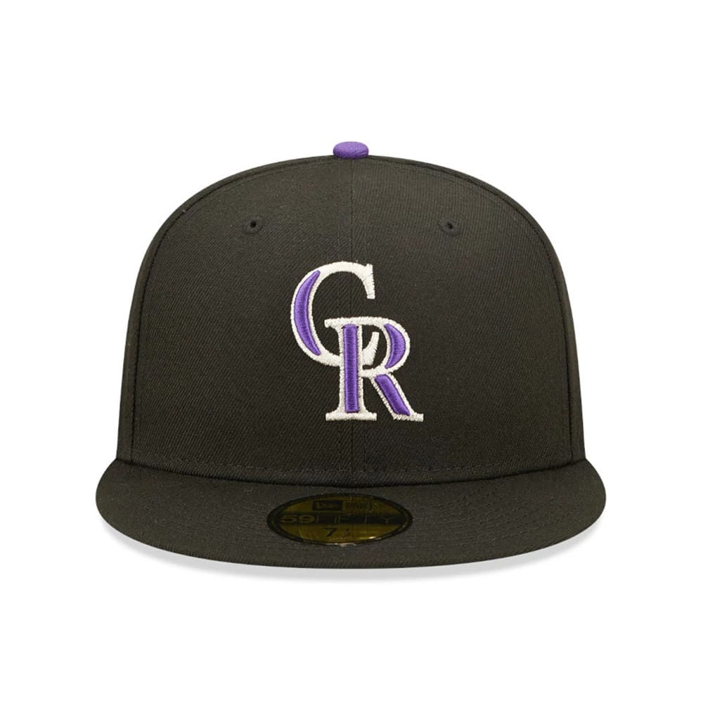 This is a Colorado Rockies Authentic On Field Black 59FIFTY Cap 2