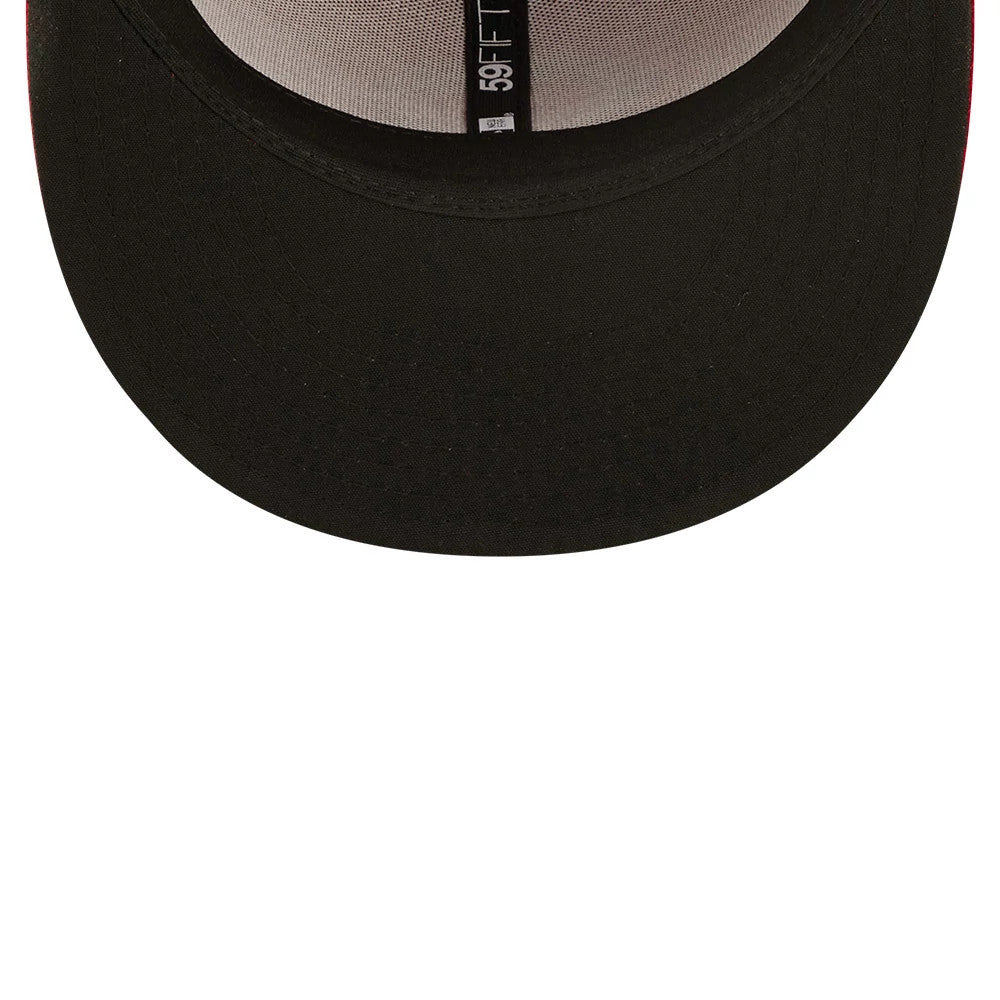 This is a Cincinnati Reds AC Perf Red 59FIFTY Cap 2