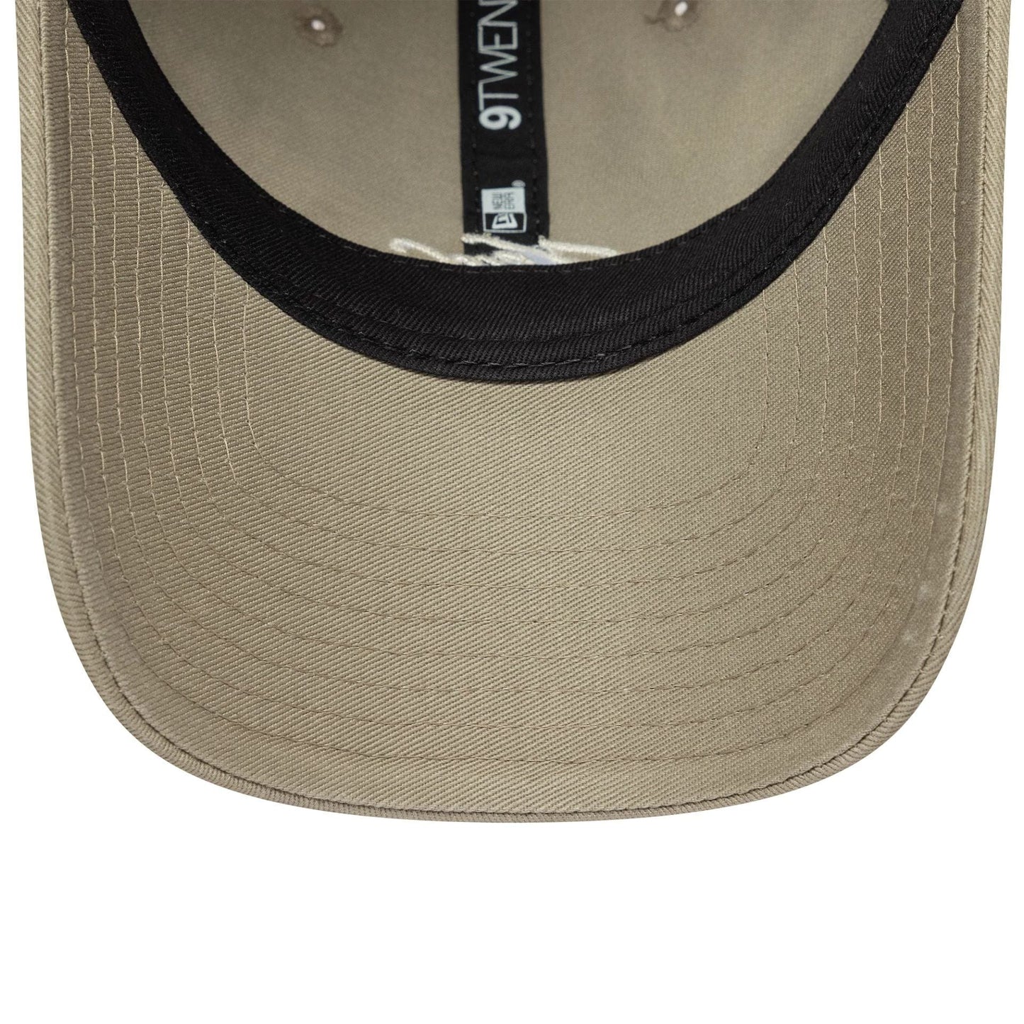 This is a New Era Japan Handwritten Beige 9TWENTY Adjustable Cap 7