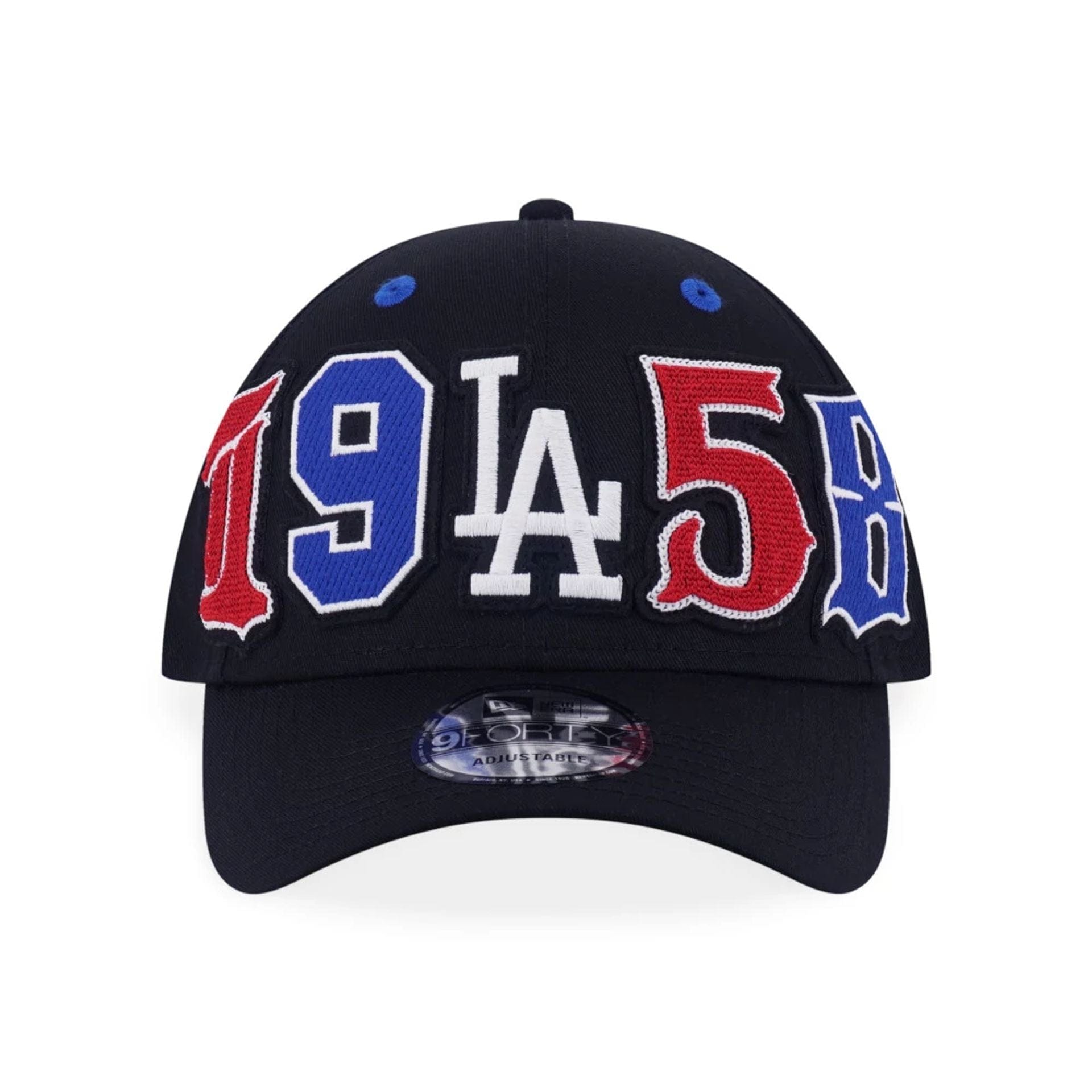 This is a LA Dodgers MLB League Patch Black 9FORTY Adjustable Cap 2