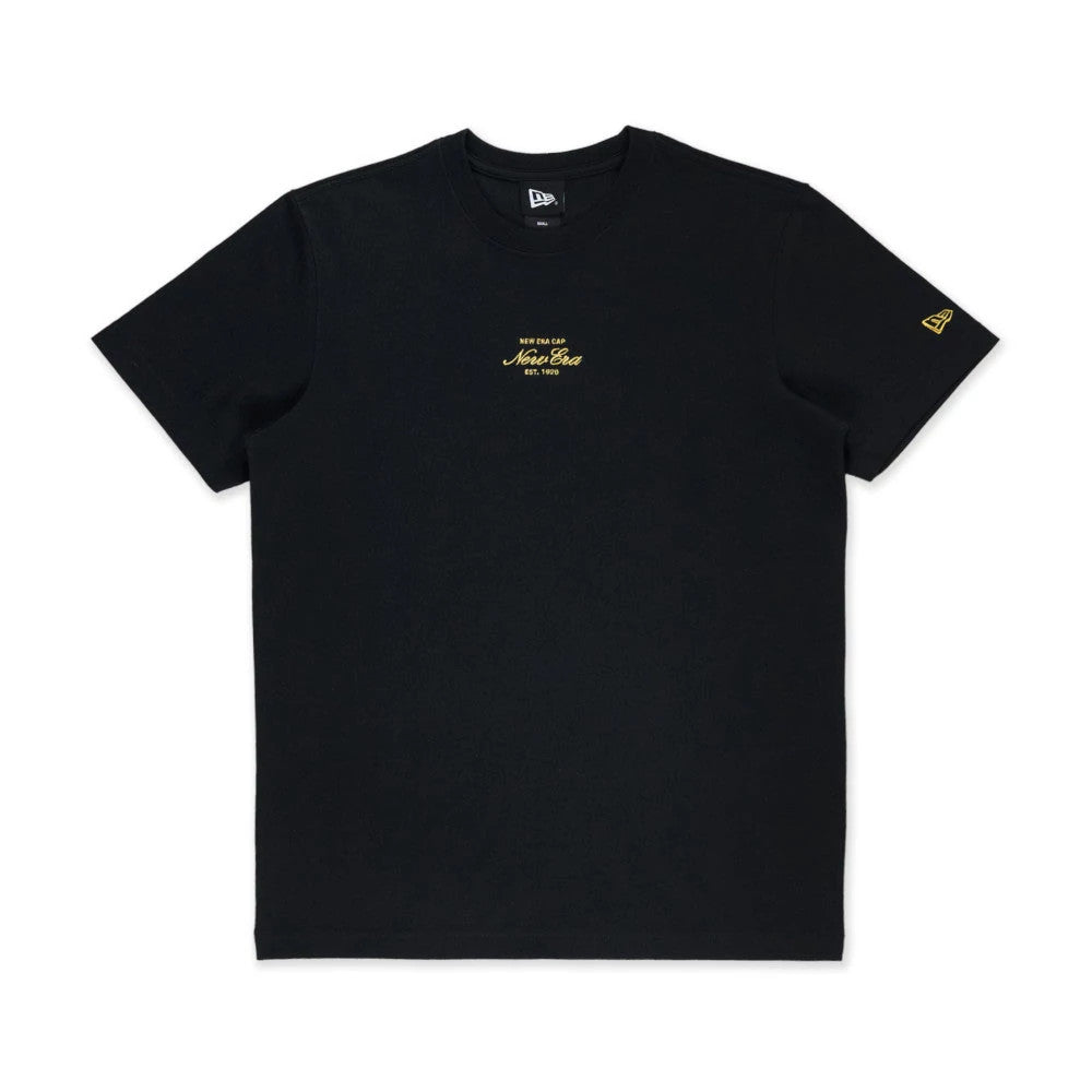 The model is wearing this New Era NEC logo T-Shirt in black. 1