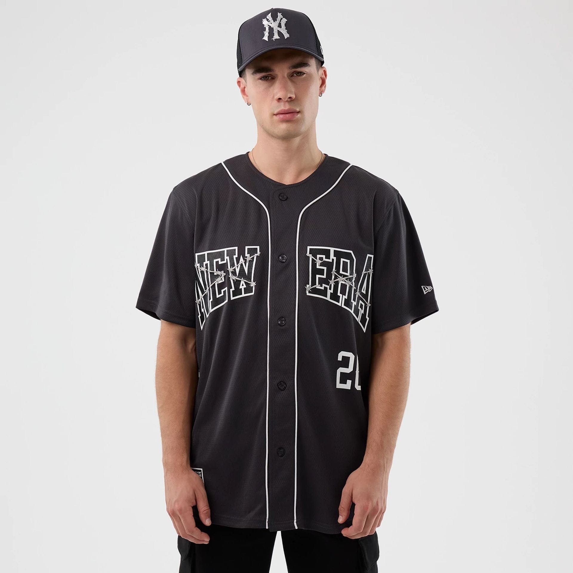 New Era Street Graphic Dark Grey Jersey 1