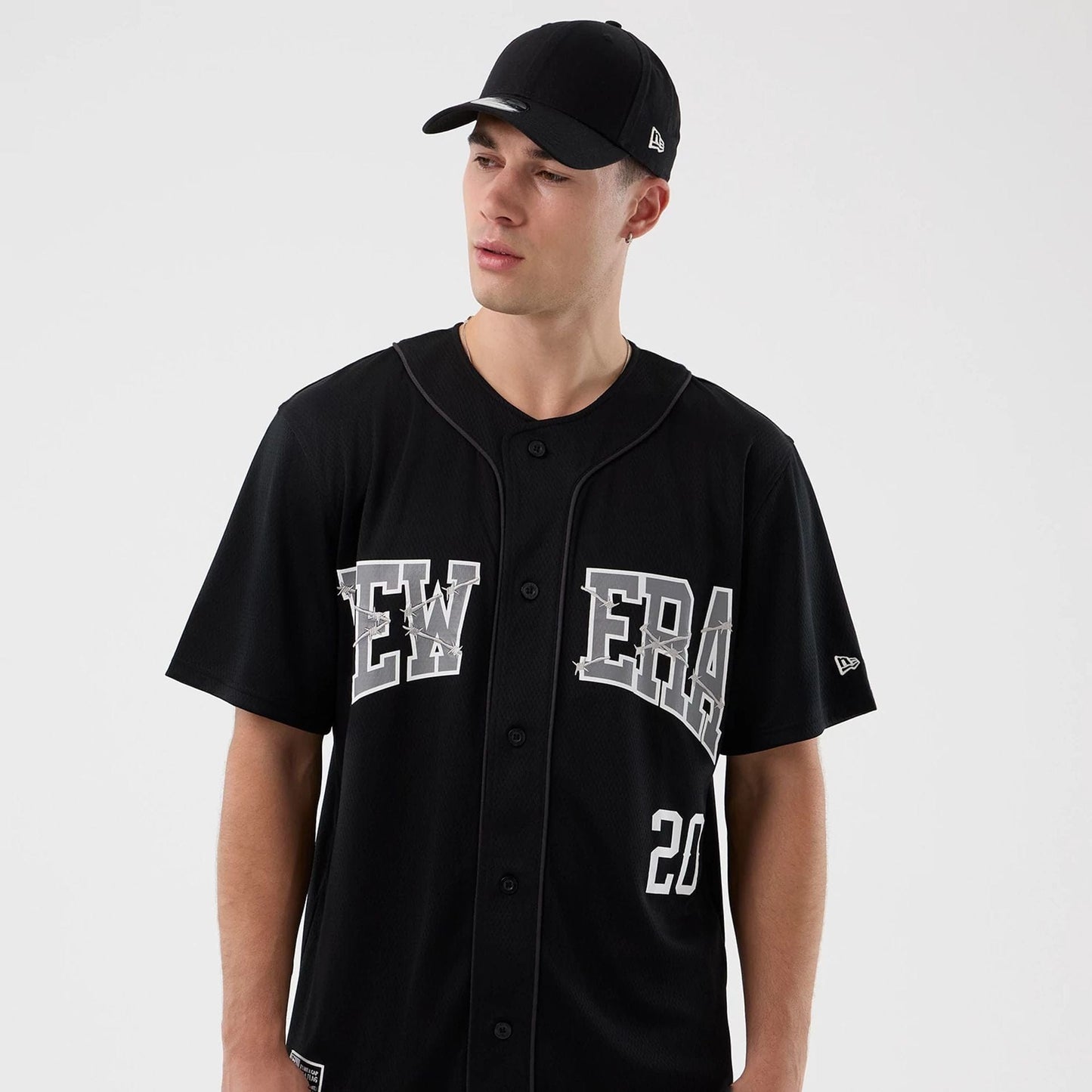 New Era Street Graphic Black Jersey 7