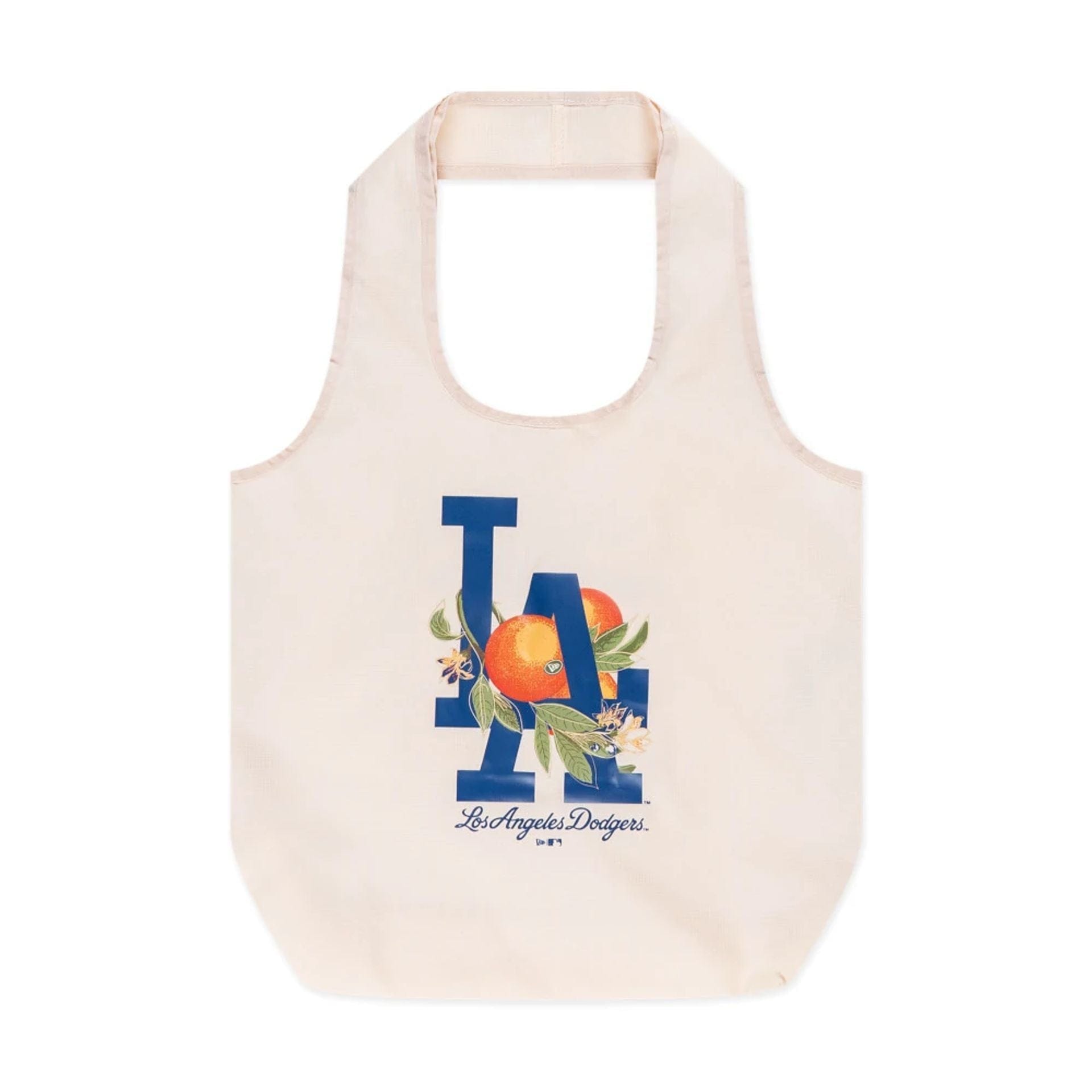 This is a LA Dodgers Harvest Merch Cream Eco Tote Bag 1