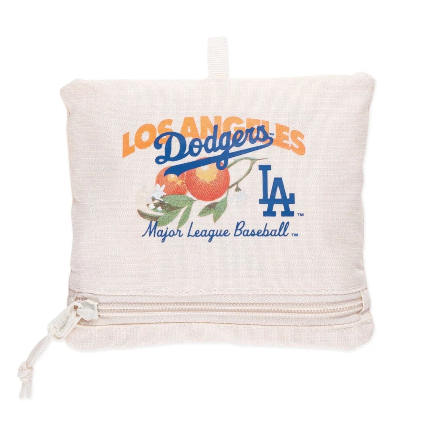 This is a LA Dodgers Harvest Merch Cream Eco Tote Bag 3