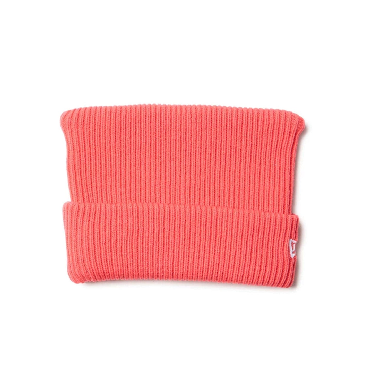 This is a New Era Pastel Pink Rib Knit Beanie Hat 6