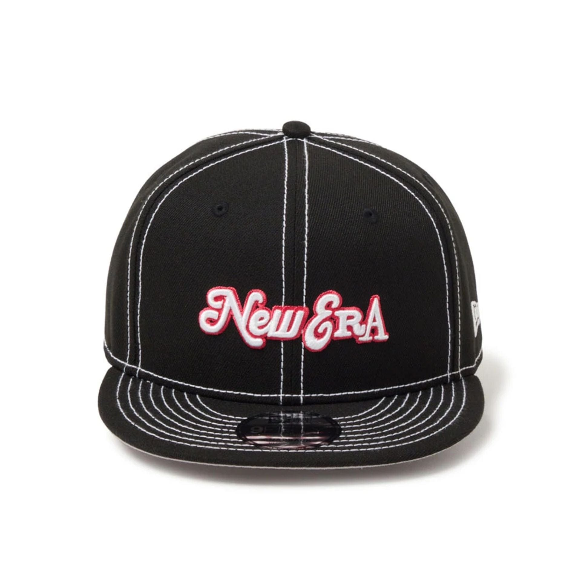 This is a New Era Archive Mix Logo Black 9FIFTY Snapback Adjustable Cap 2
