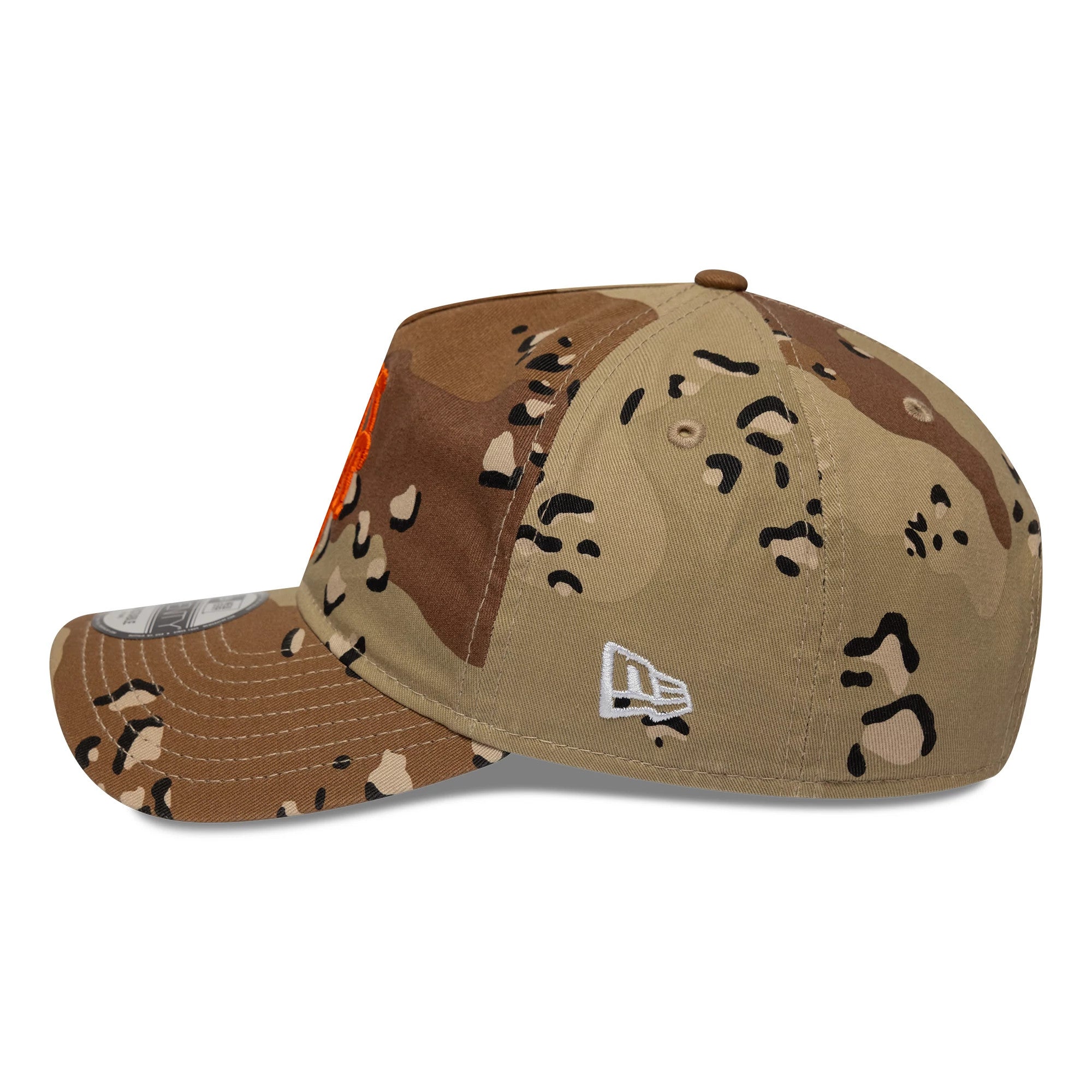 under visor camo NY mets green and brown cap