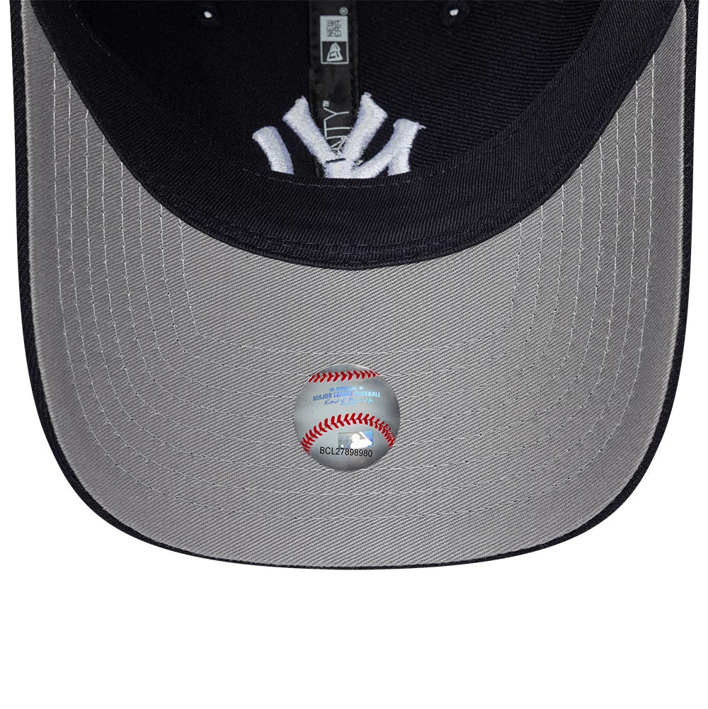 Pictured is this MLB Wool New York Yankees 9TWENTY Adjustable cap in navy. 2