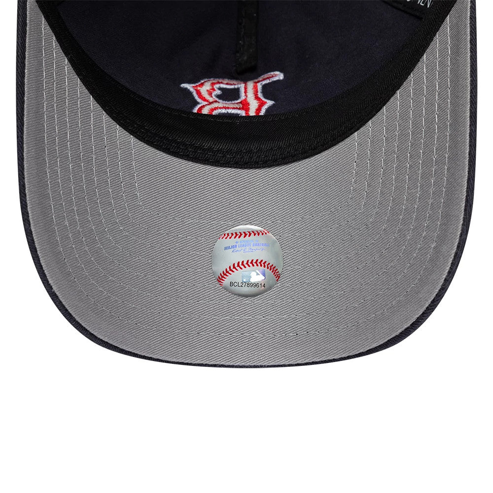 Pictured is this MLB Boston Red Sox 9TWENTY A-Frame Adjustable cap in navy. 2