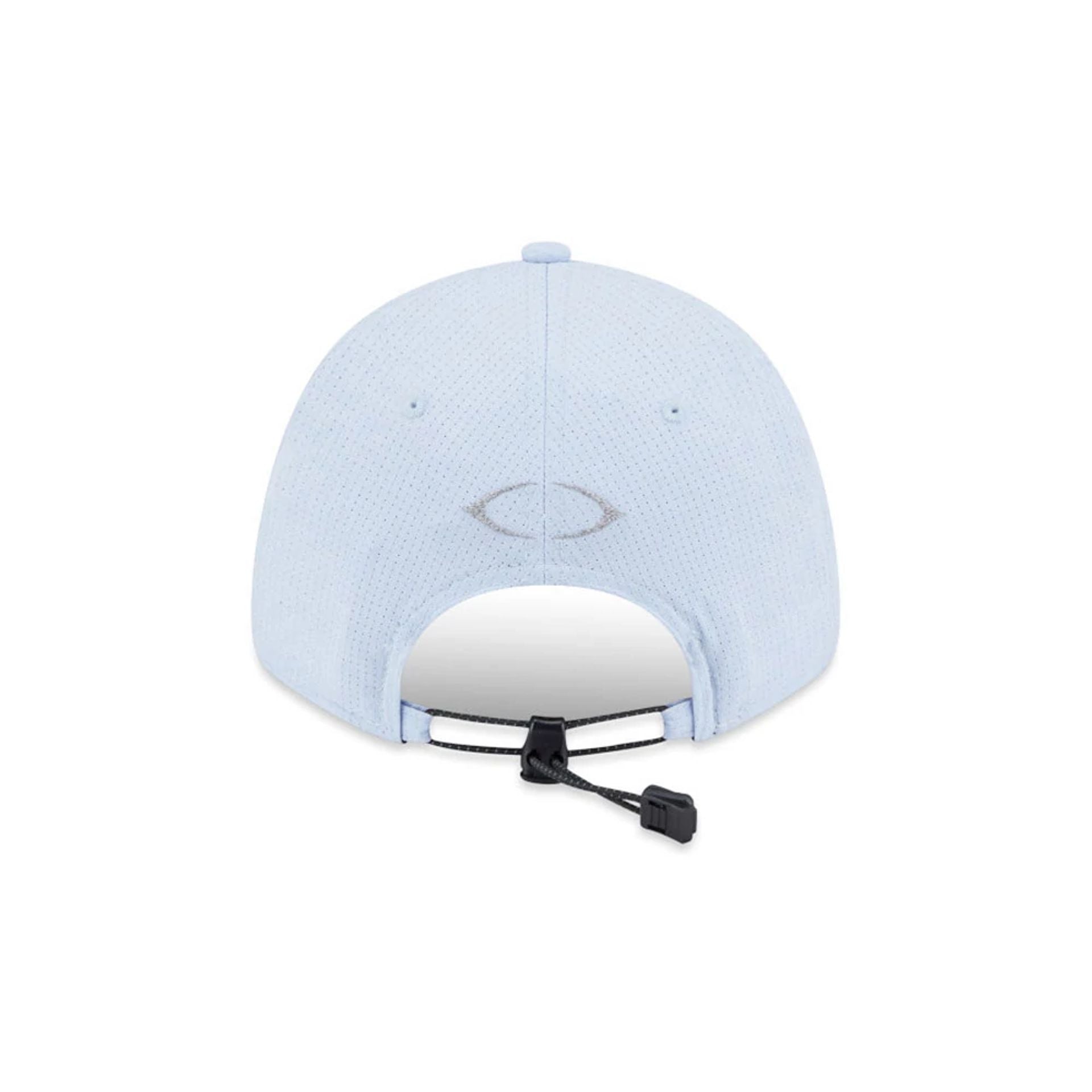 Pictured is this New Era NEC Logo 9FORTY Unstructured cap in blue. 2