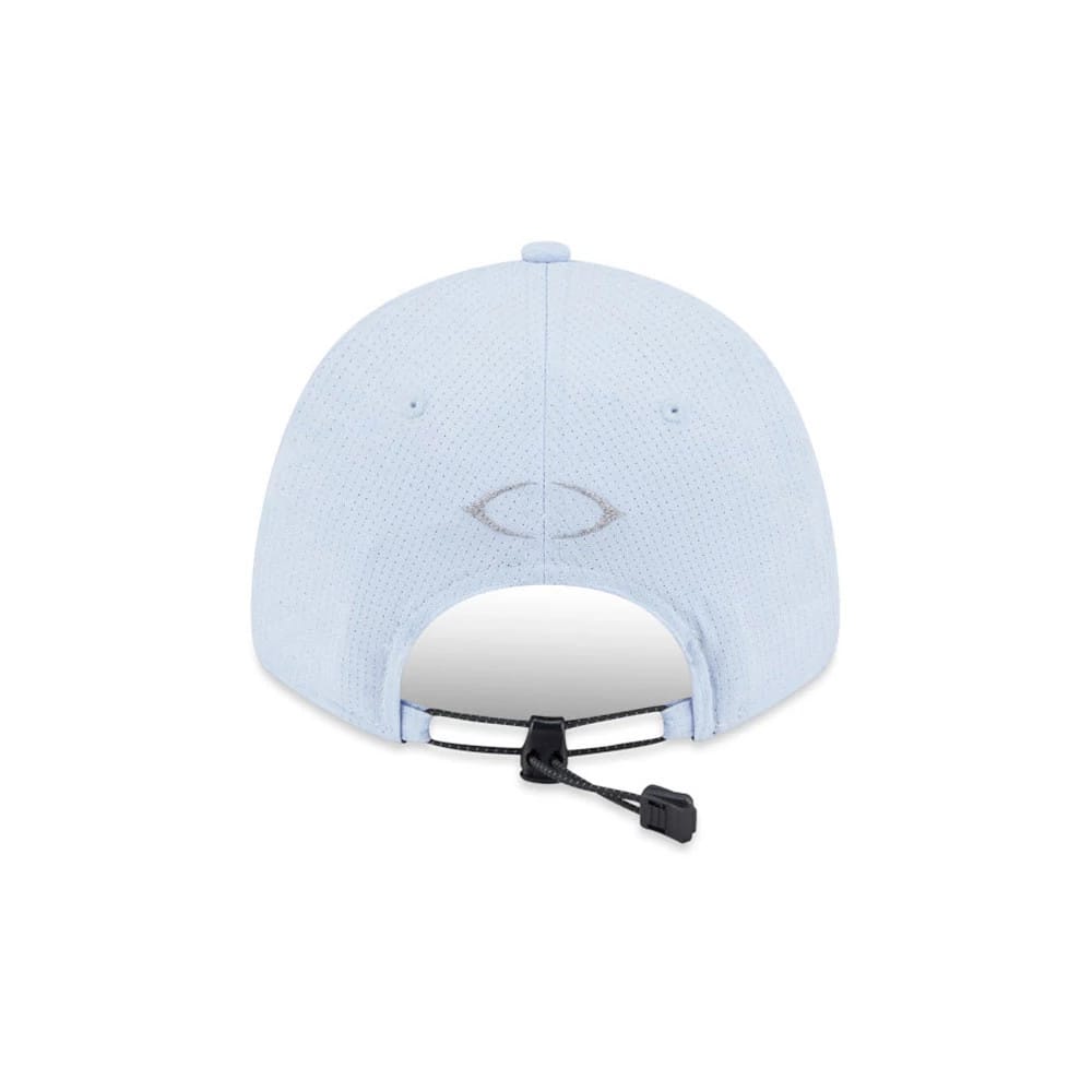 Pictured is this New Era NEC Logo 9FORTY Unstructured cap in blue. 2