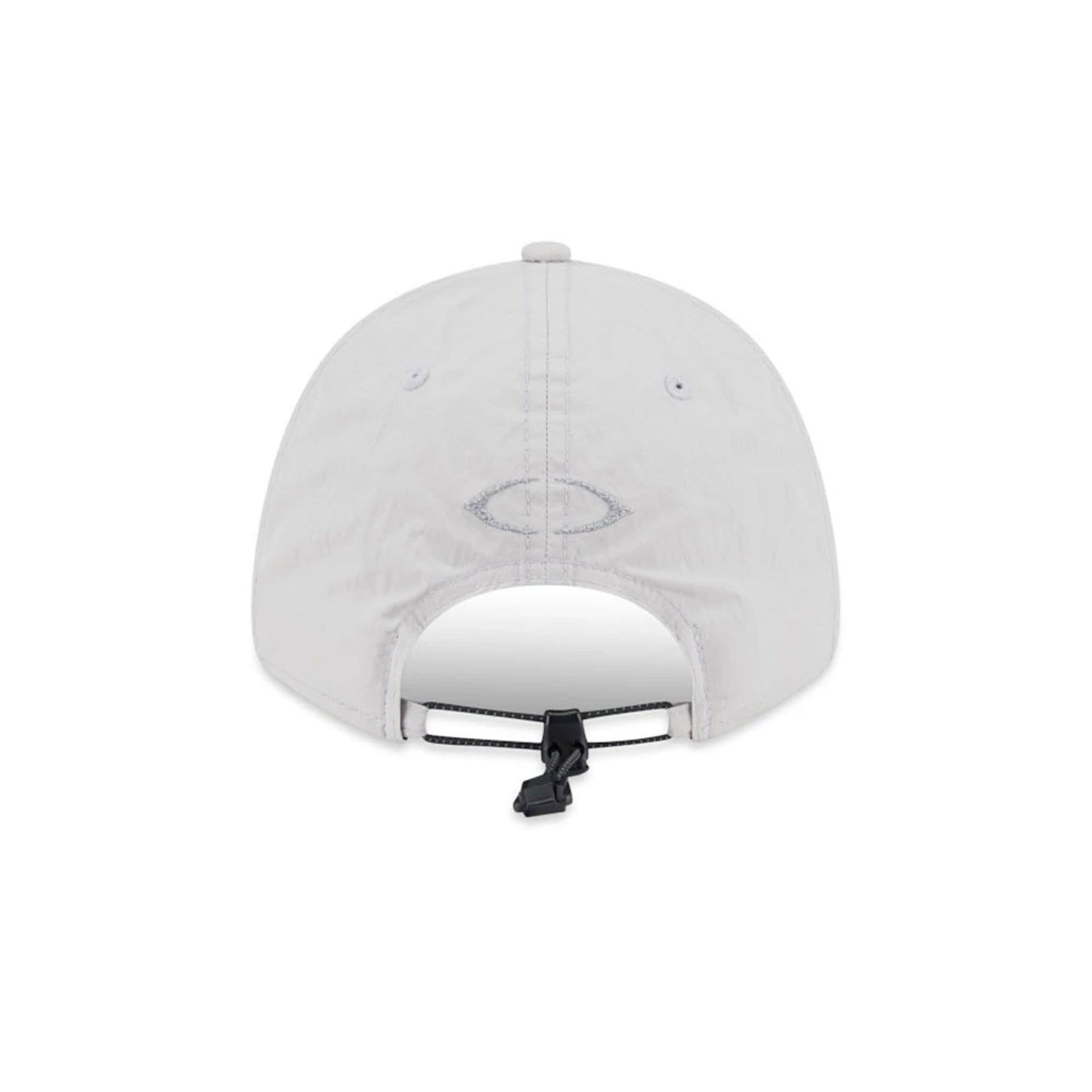 Pictured is this New Era NEC Logo 9FORTY Unstructured cap in White. 2