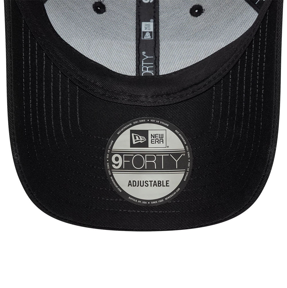 Pictured is this New Era Street Script Archived New Era Heritage 1920 9FORTY cap in black. 7