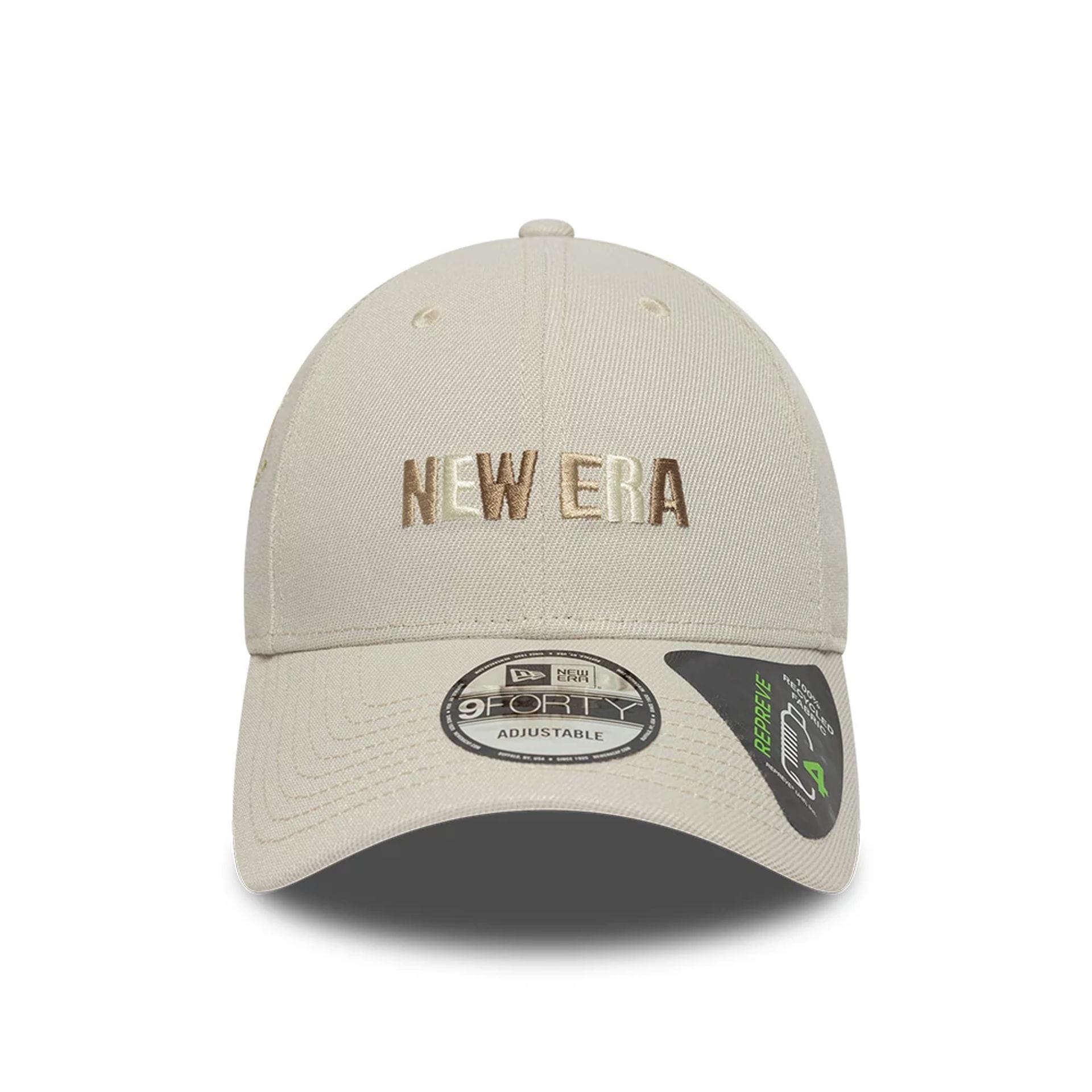 Pictured is this New Era Earth Day 9FORTY Adjustable cap in beige. 2