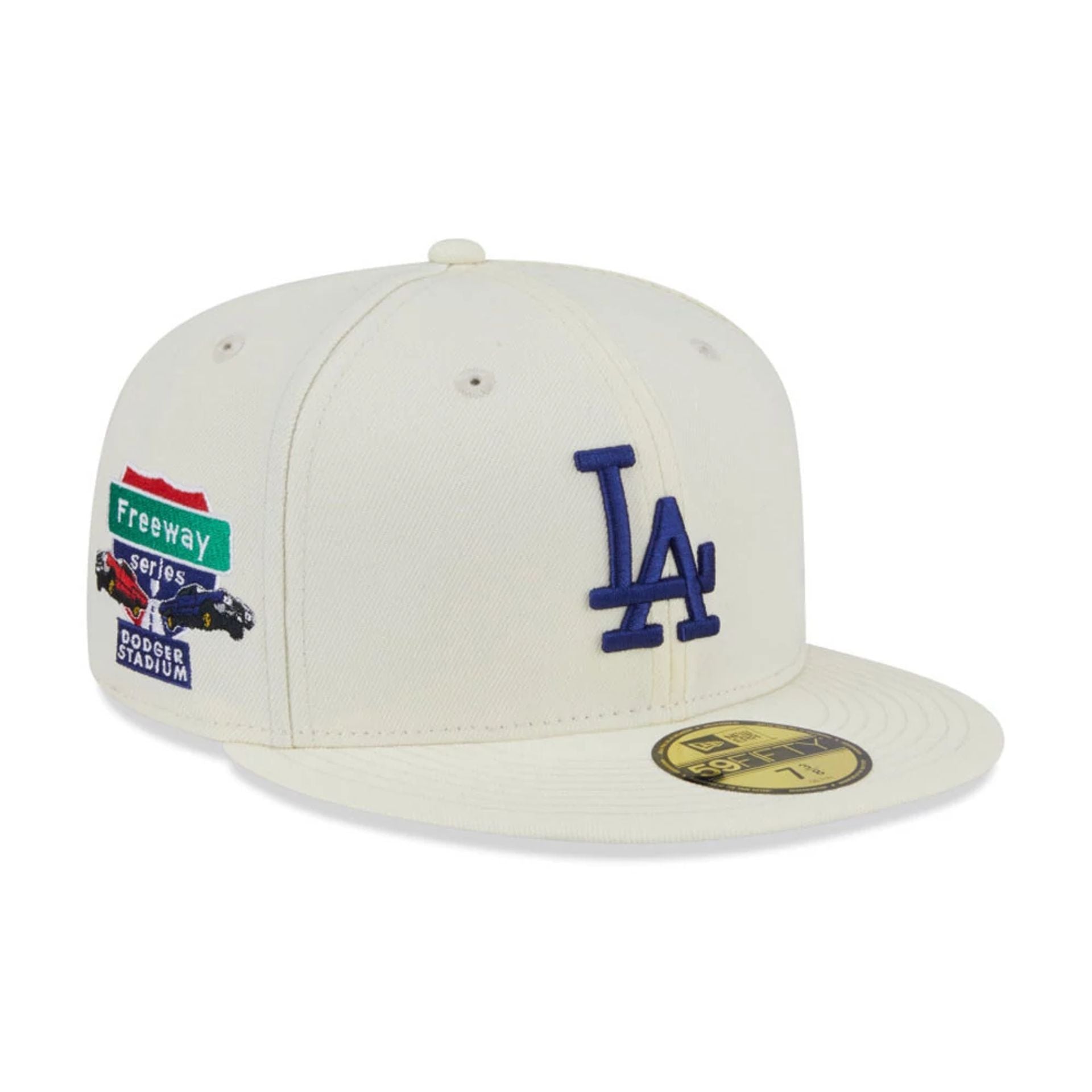 Pictured is this MLB City Series LA Dodgers 59FIFTY Fitted cap in white. 1