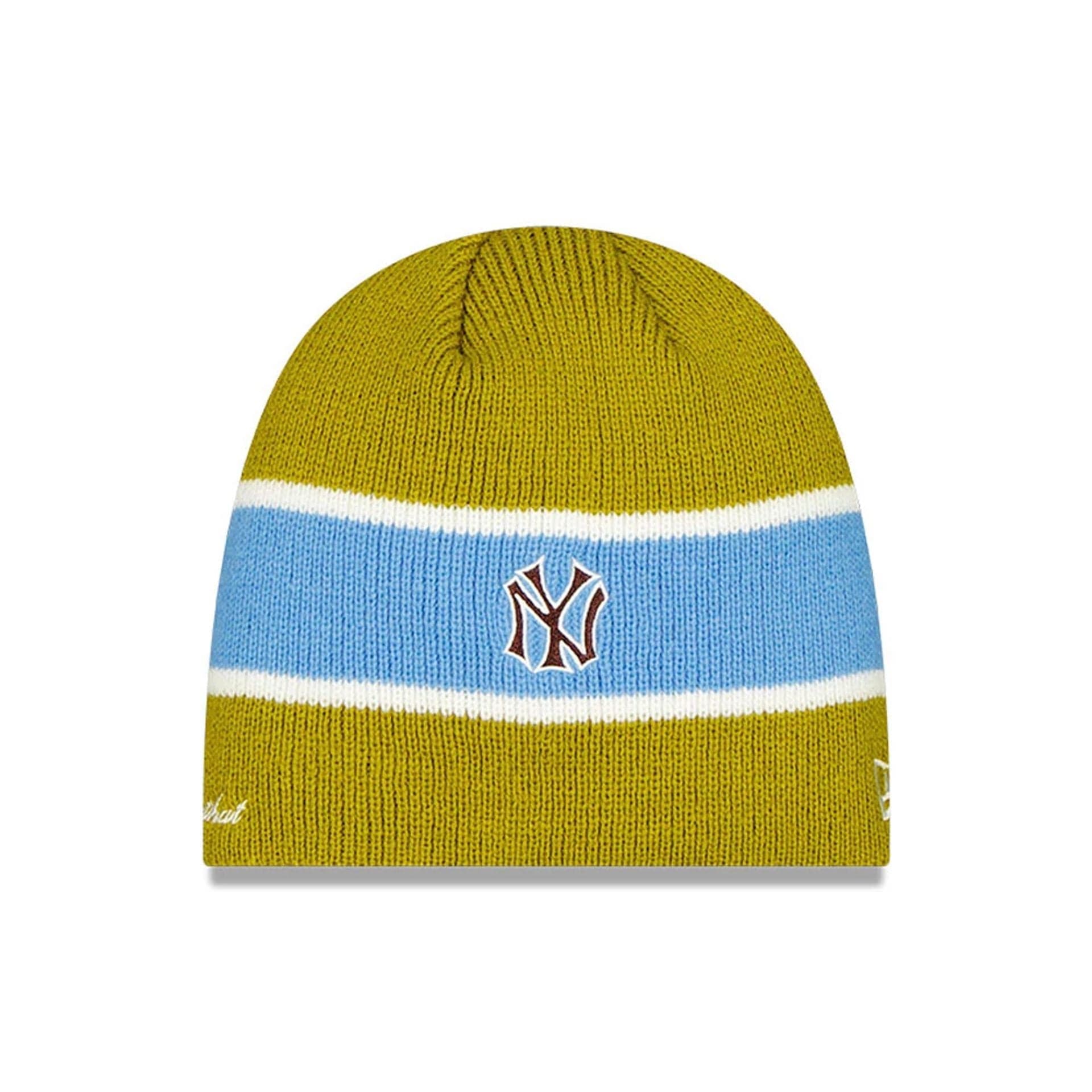 Pictured is this Thisisneverthat X MLB New York Yankees Beanie hat in green. 1