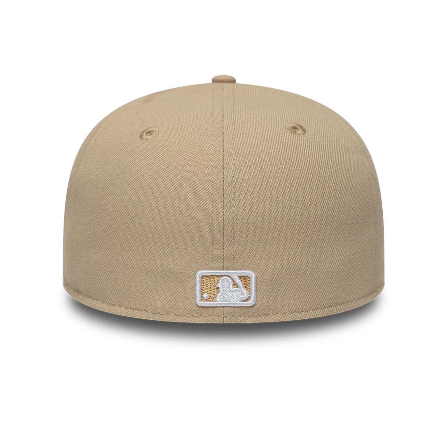 Pictured is this MLB College Varsity New York Yankees Low Profile 59FIFTY Fitted cap in beige. 7