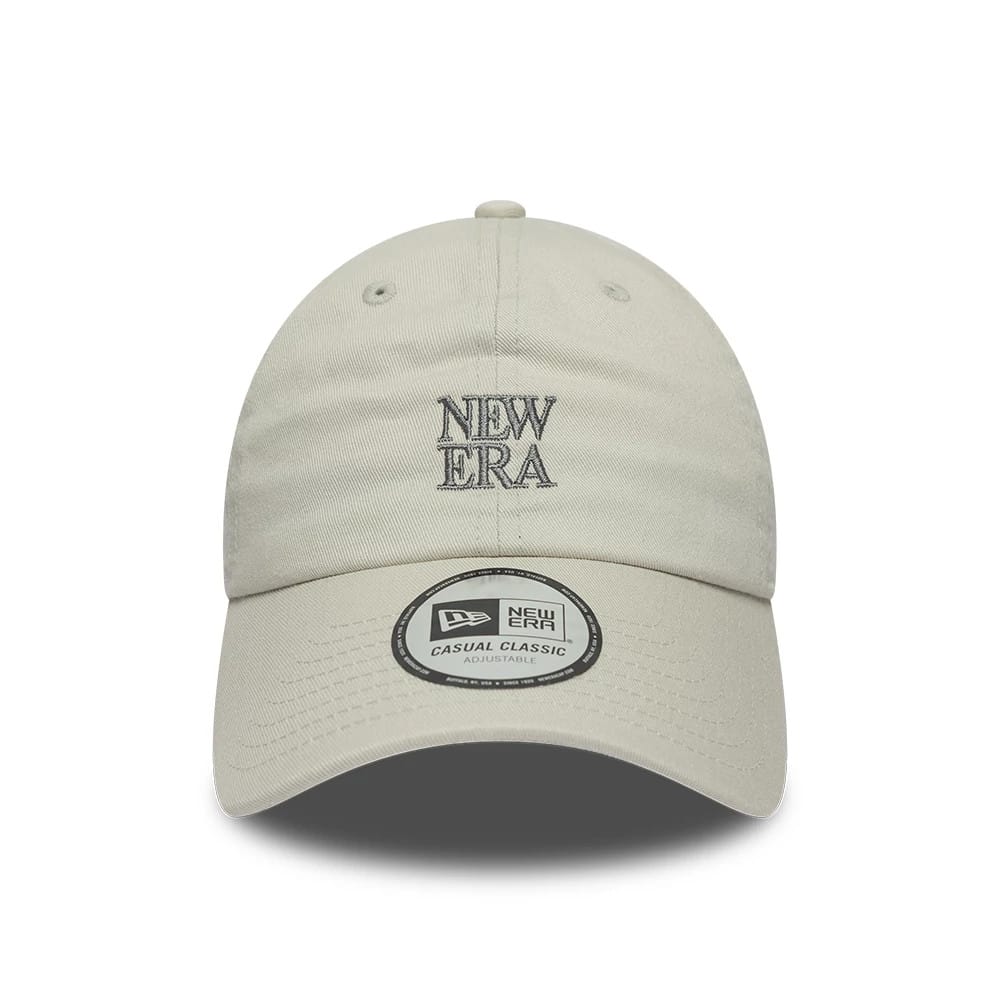 Pictured is this New Era Square Logo Casual Classic cap in Cream . 2