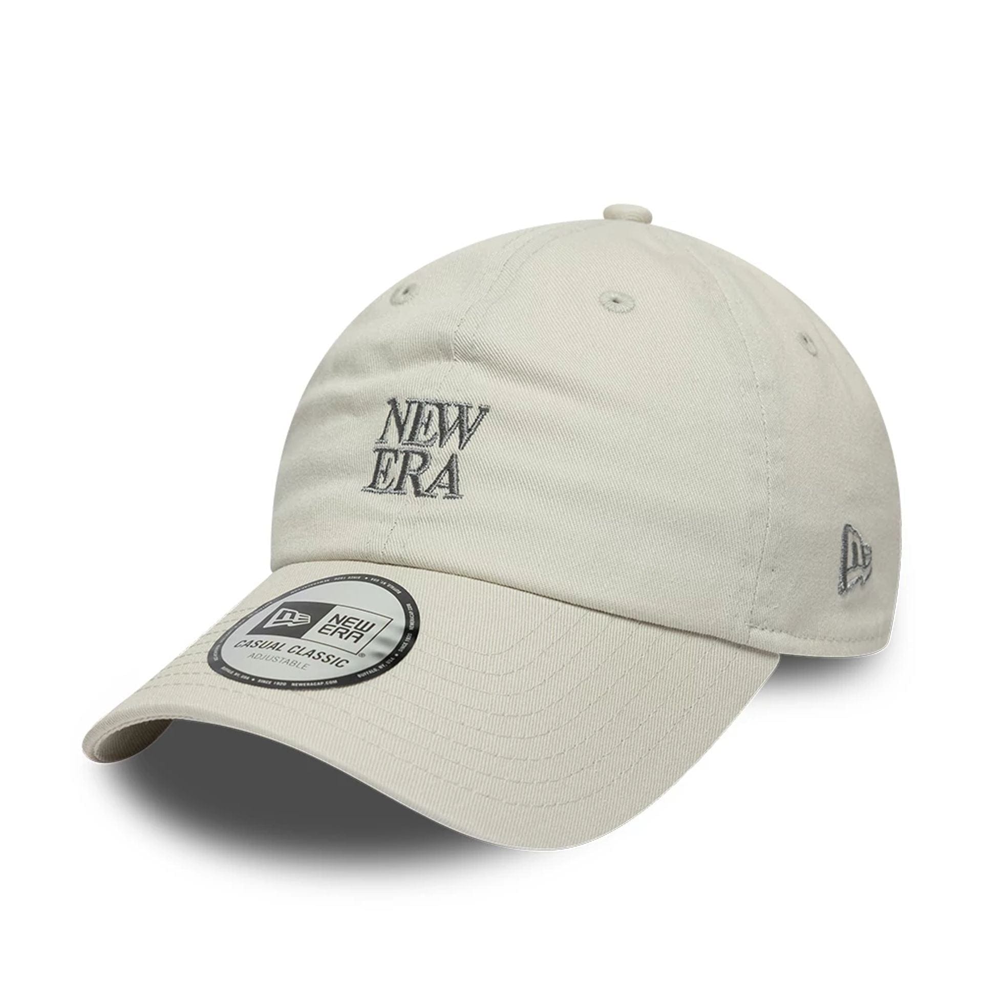 Pictured is this New Era Square Logo Casual Classic cap in Cream . 1