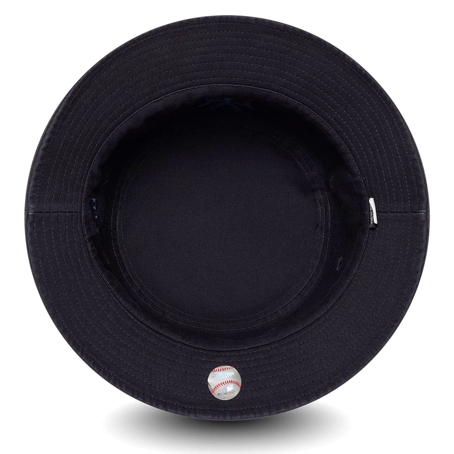 Pictured is this MLB New York Yankees Reversible Bucket hat in navy. 10