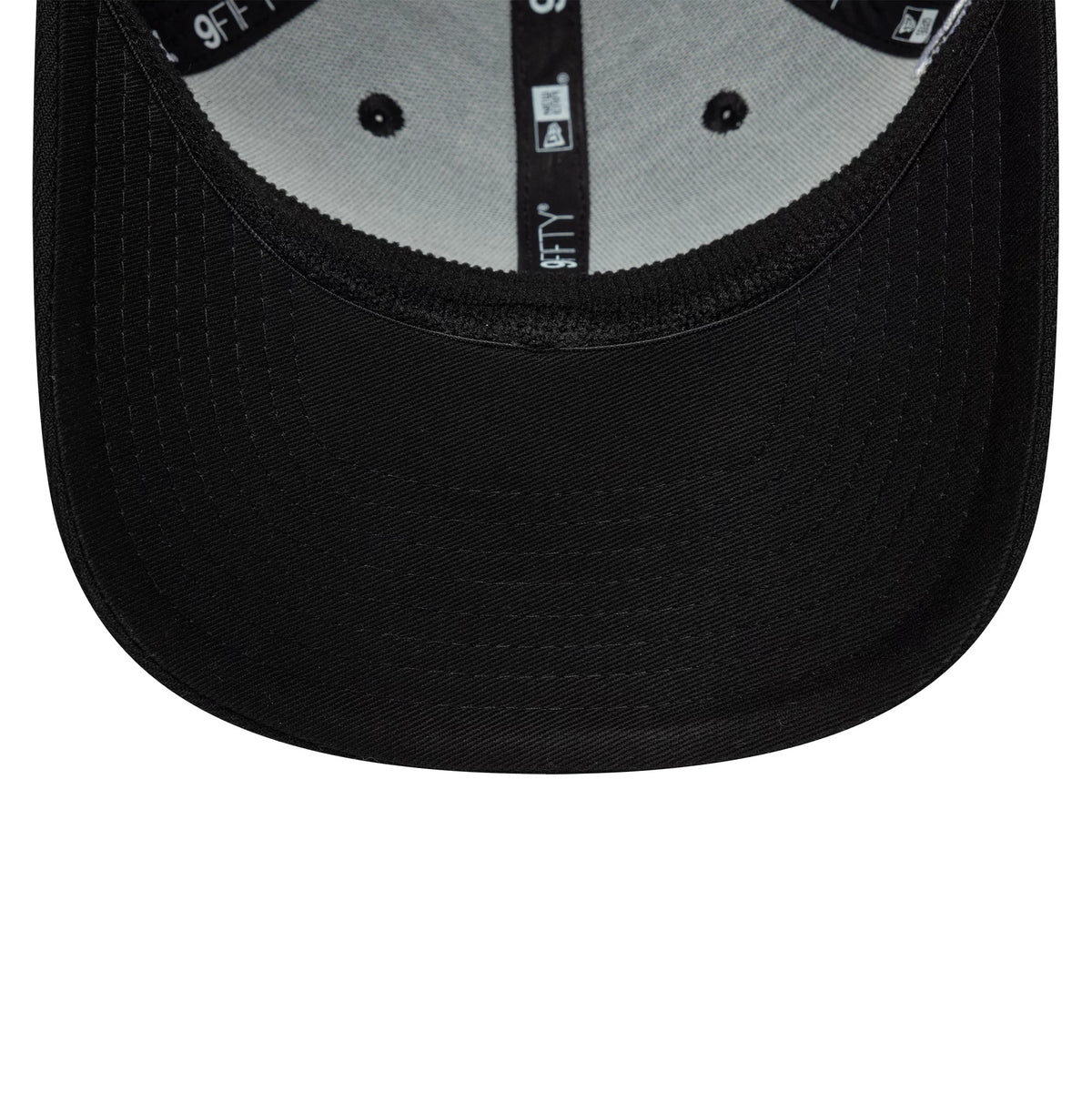 Pictured is this New Era Big Script 9FIFTY Stretch Snap cap in black. 7