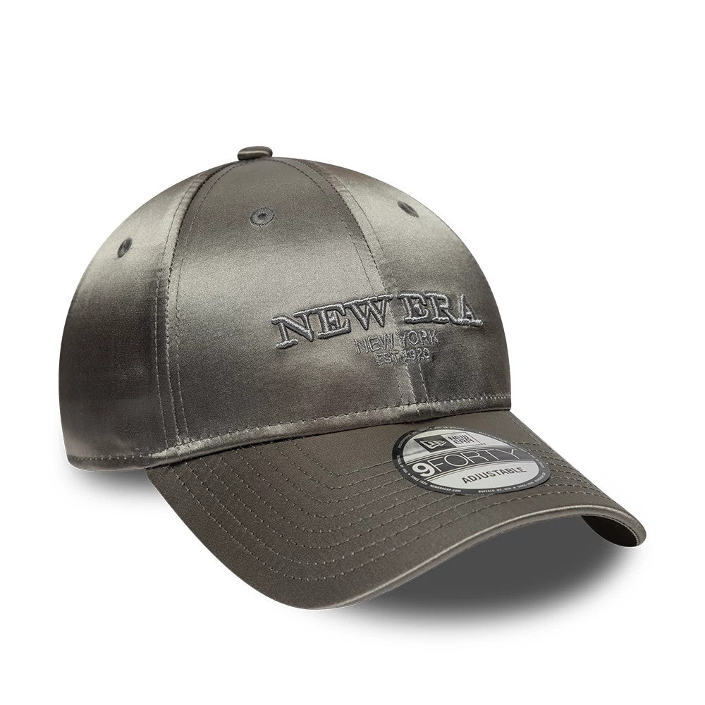 Pictured is this New Era Satin 9FORTY cap in grey. 3