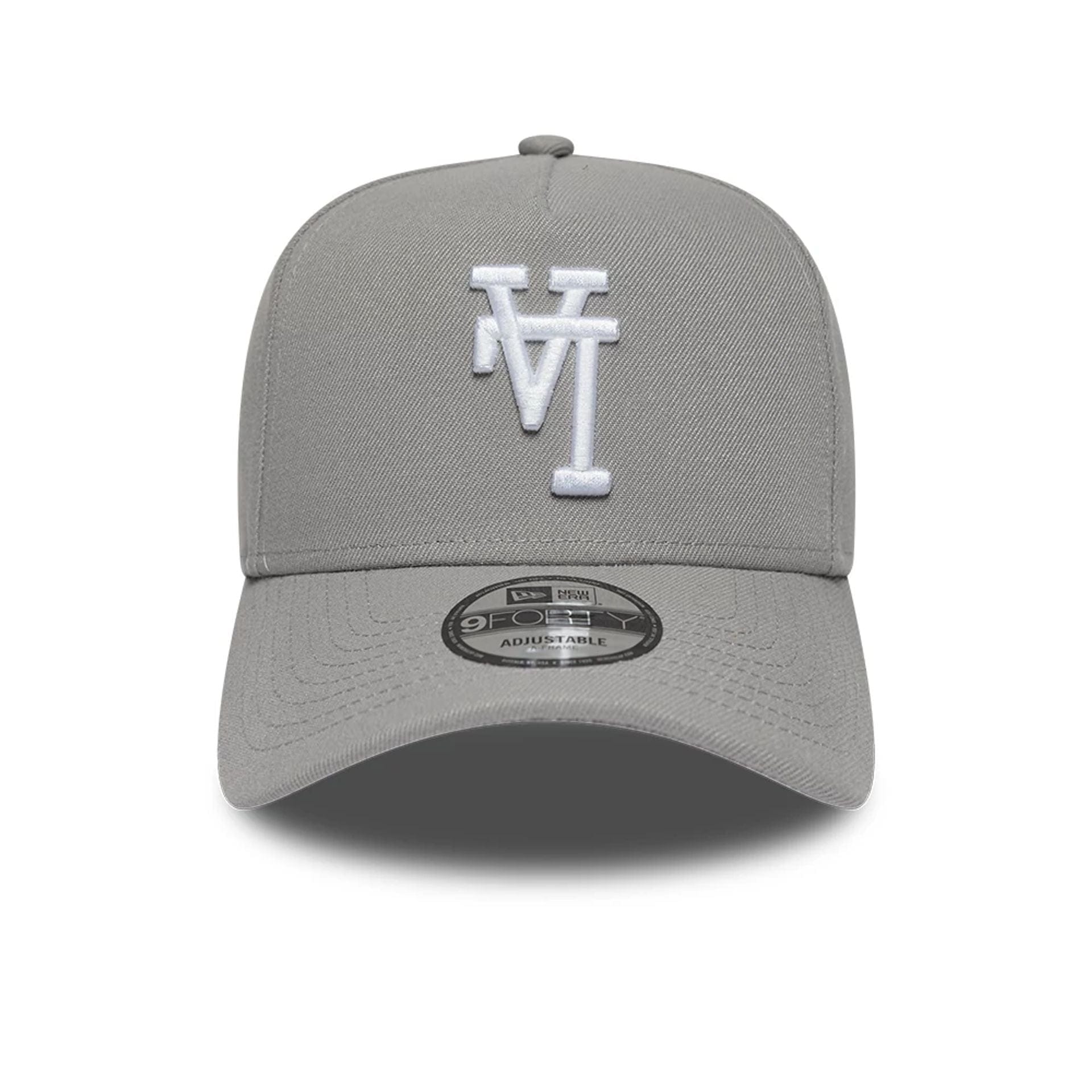 Pictured is this MLB Upside Down LA Dodgers 9FORTY A-Frame cap in grey. 2