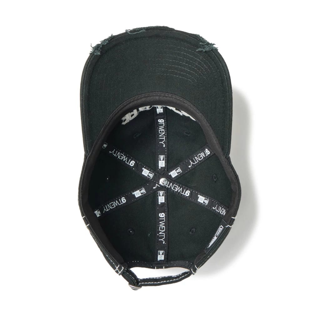 Pictured is this New Era Duck Patch 9TWENTY cap in black. 10