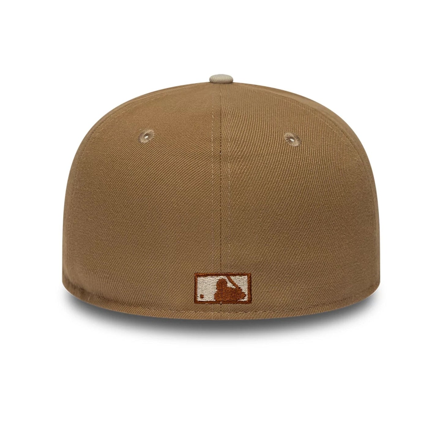 Pictured is this MLB Camo LA Dodgers 59FIFTY Fitted cap in beige. 7