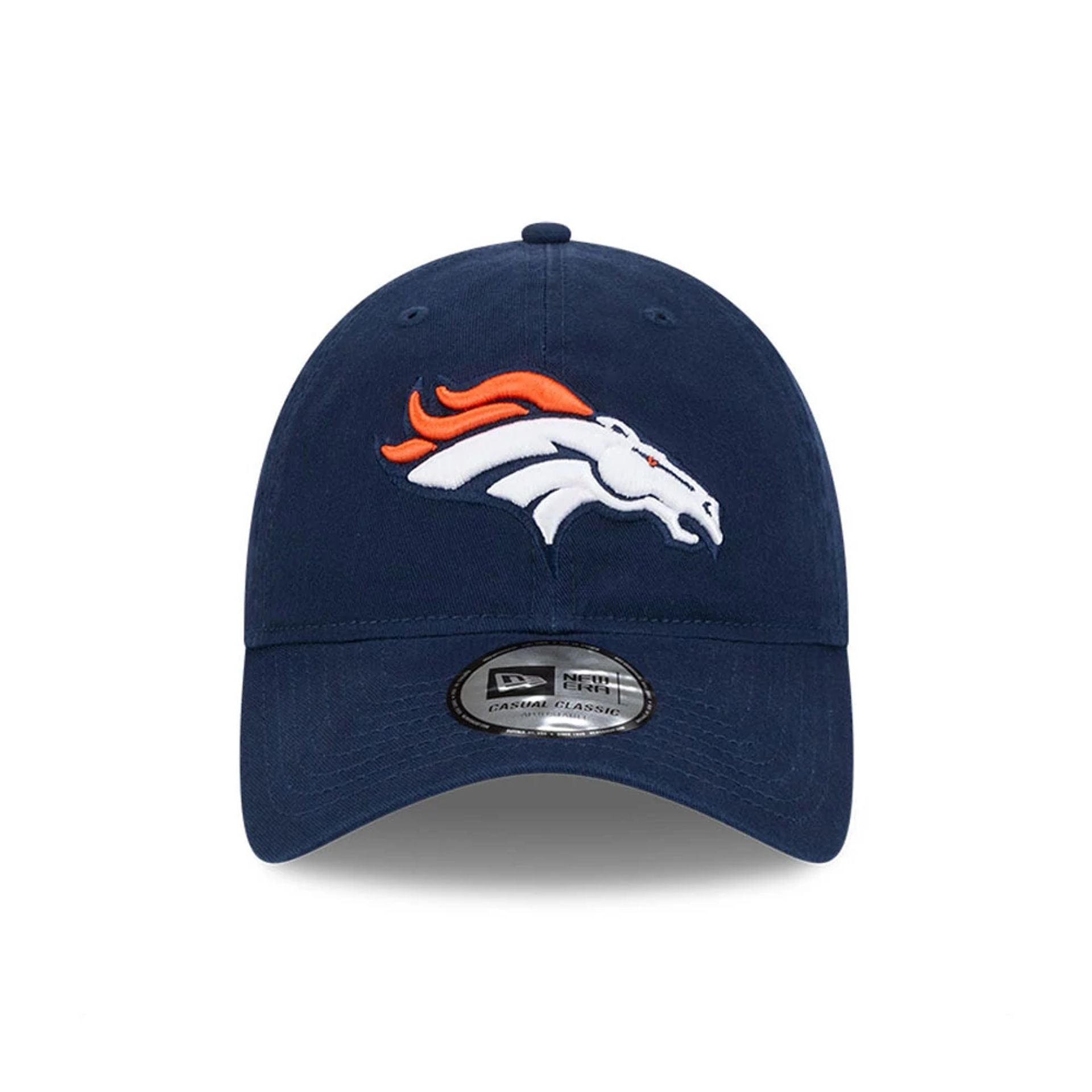 Pictured is this NFL X Bad Bunny Denver Broncos Casual Classic cap in navy. 2