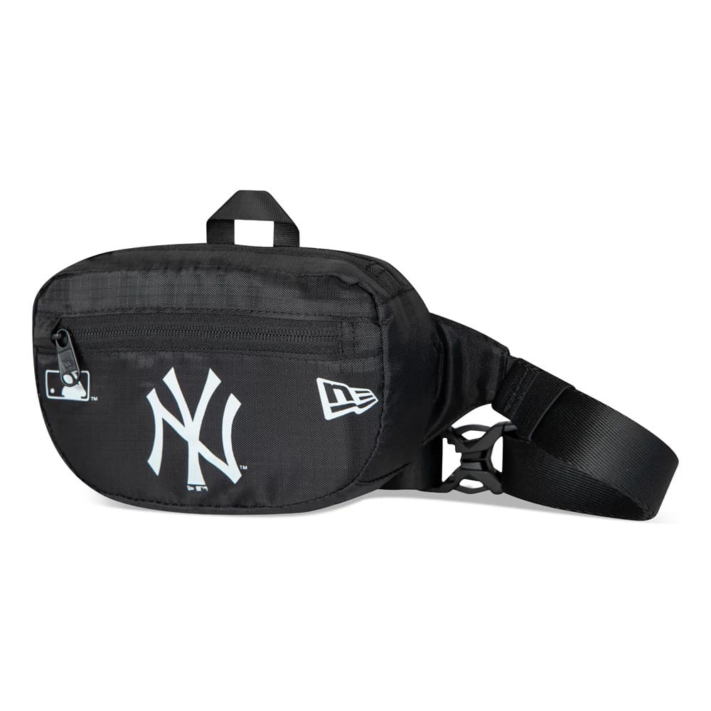 This is a New York Yankees Core Black Mini Waist Bag 1