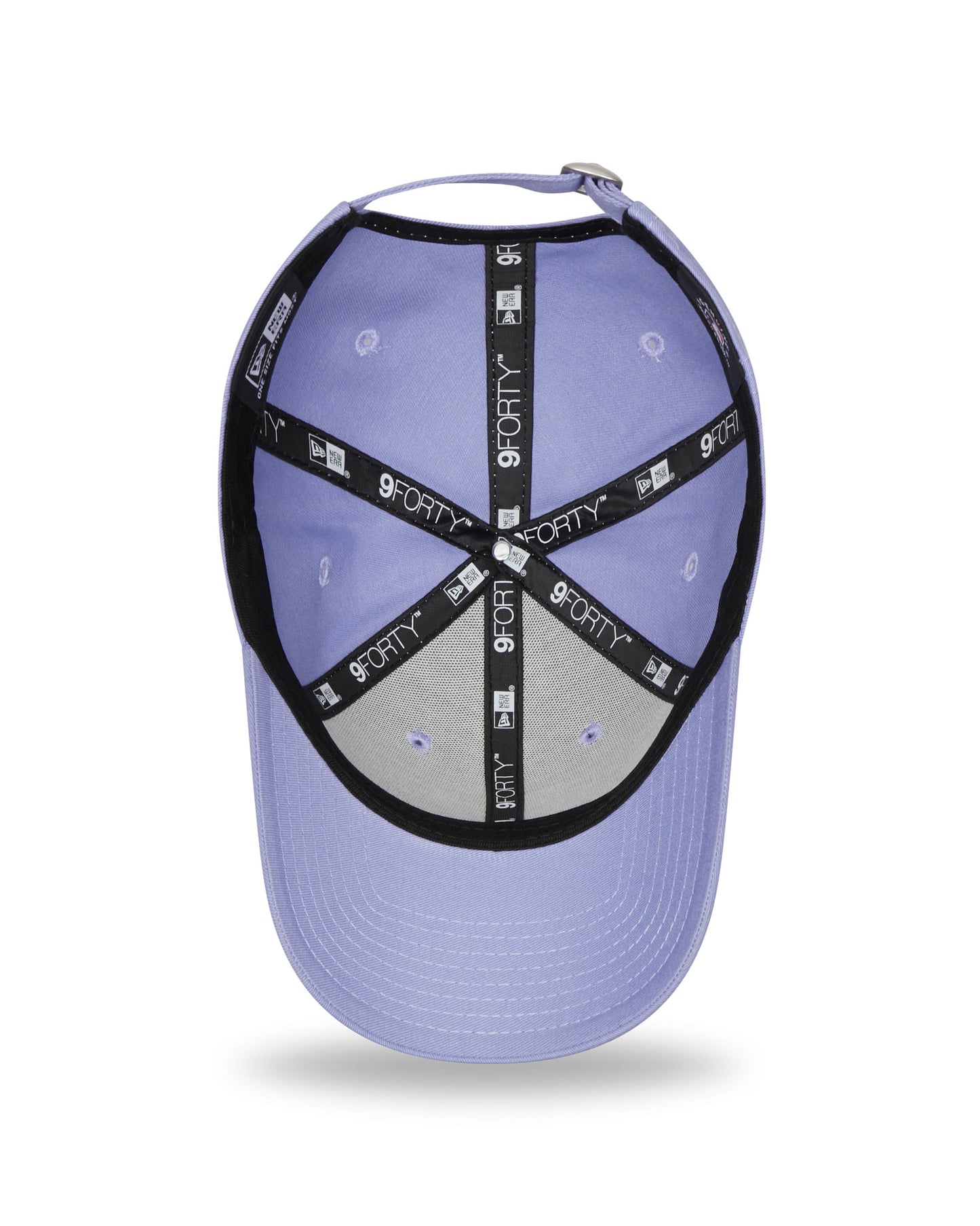 This is a New York Yankees League Essentials Womens Lilac 9FORTY Adjustable Cap 5