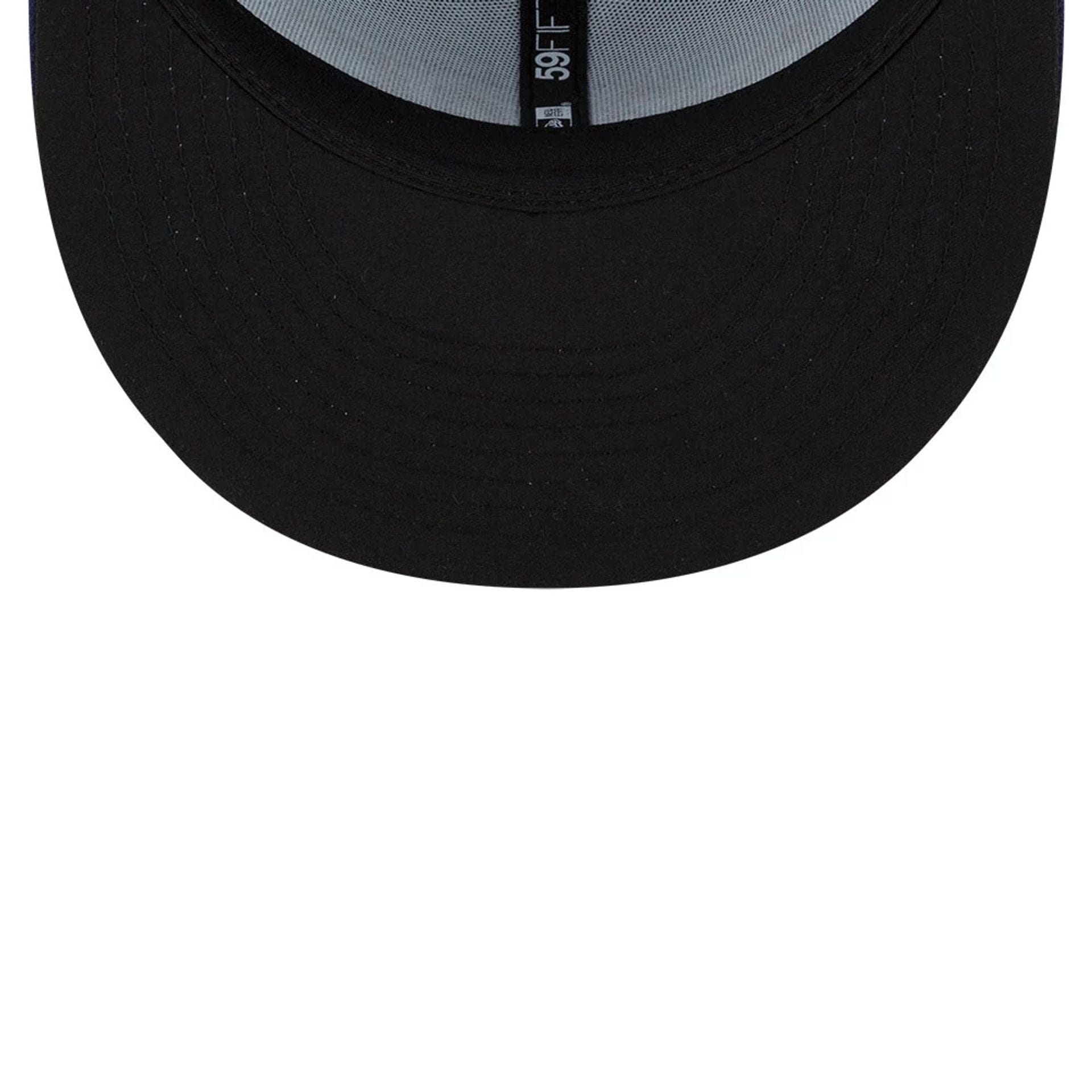 This is a Milwaukee Brewers MLB City Connect 2025 Blue 59FIFTY Fitted Cap 2