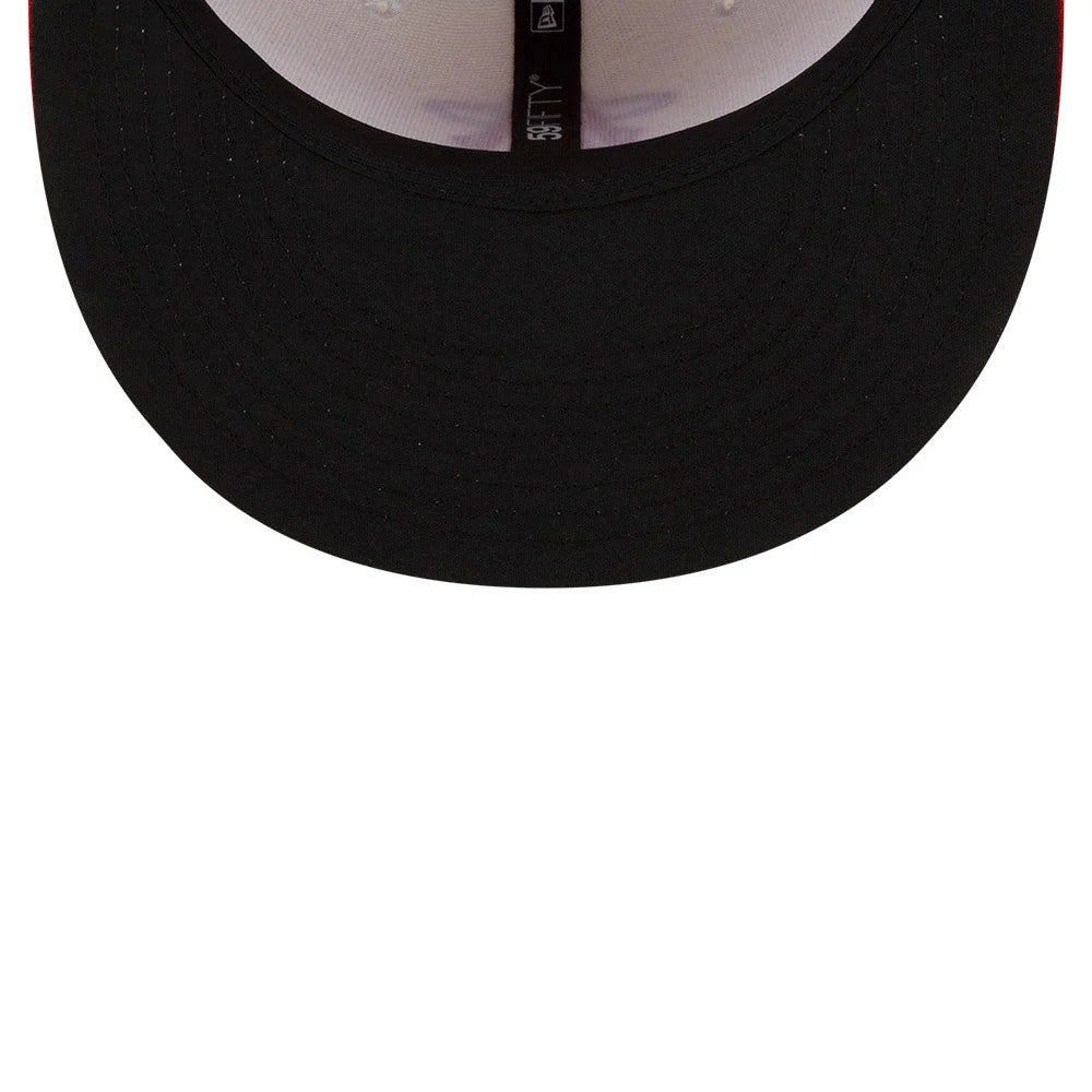 This is a LA Angels MLB City Connect Red 59FIFTY Fitted Cap 2