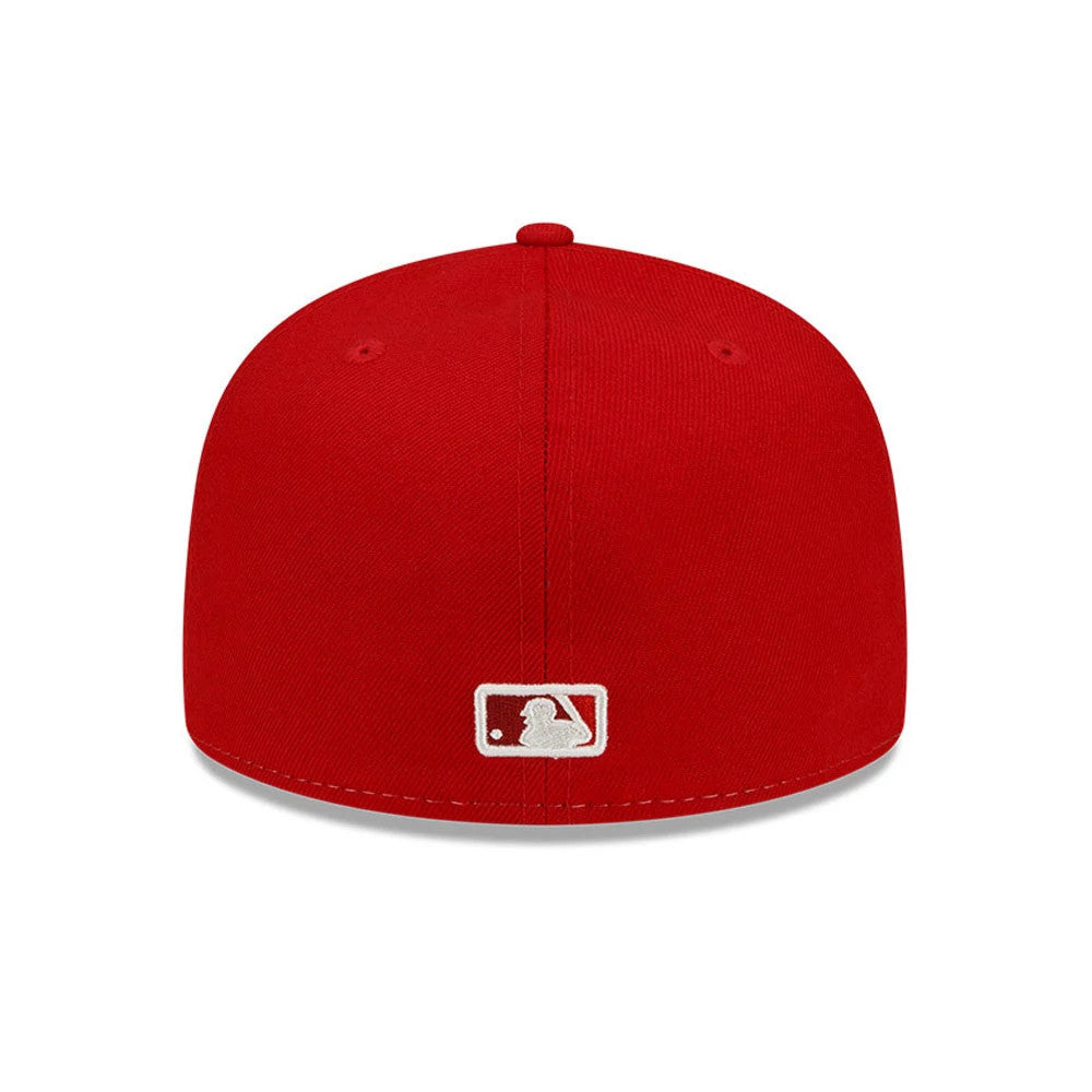 This is a LA Angels MLB City Connect Red 59FIFTY Fitted Cap 7