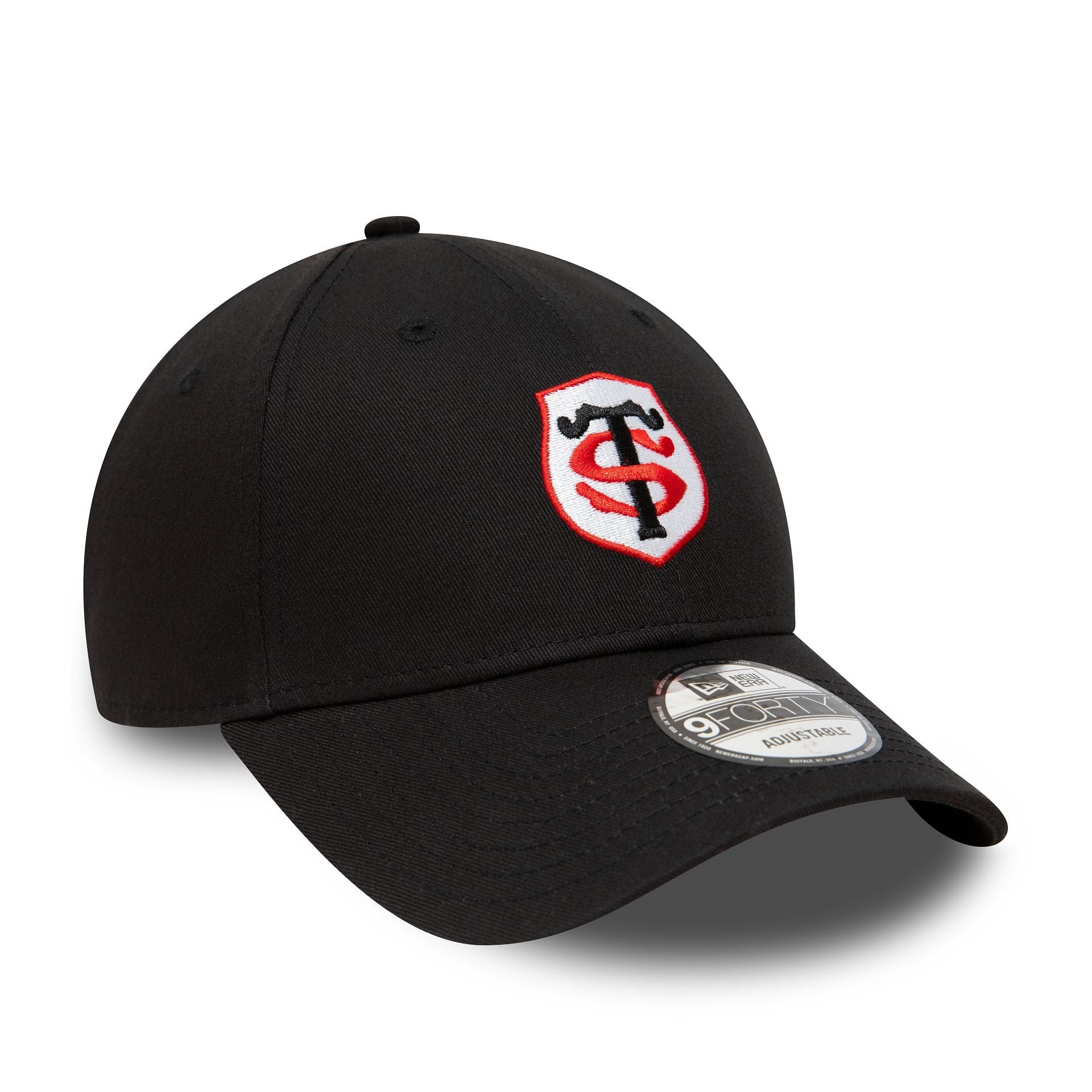 This is a Stade Toulousain Team Logo Black 9FORTY Adjustable Cap 1