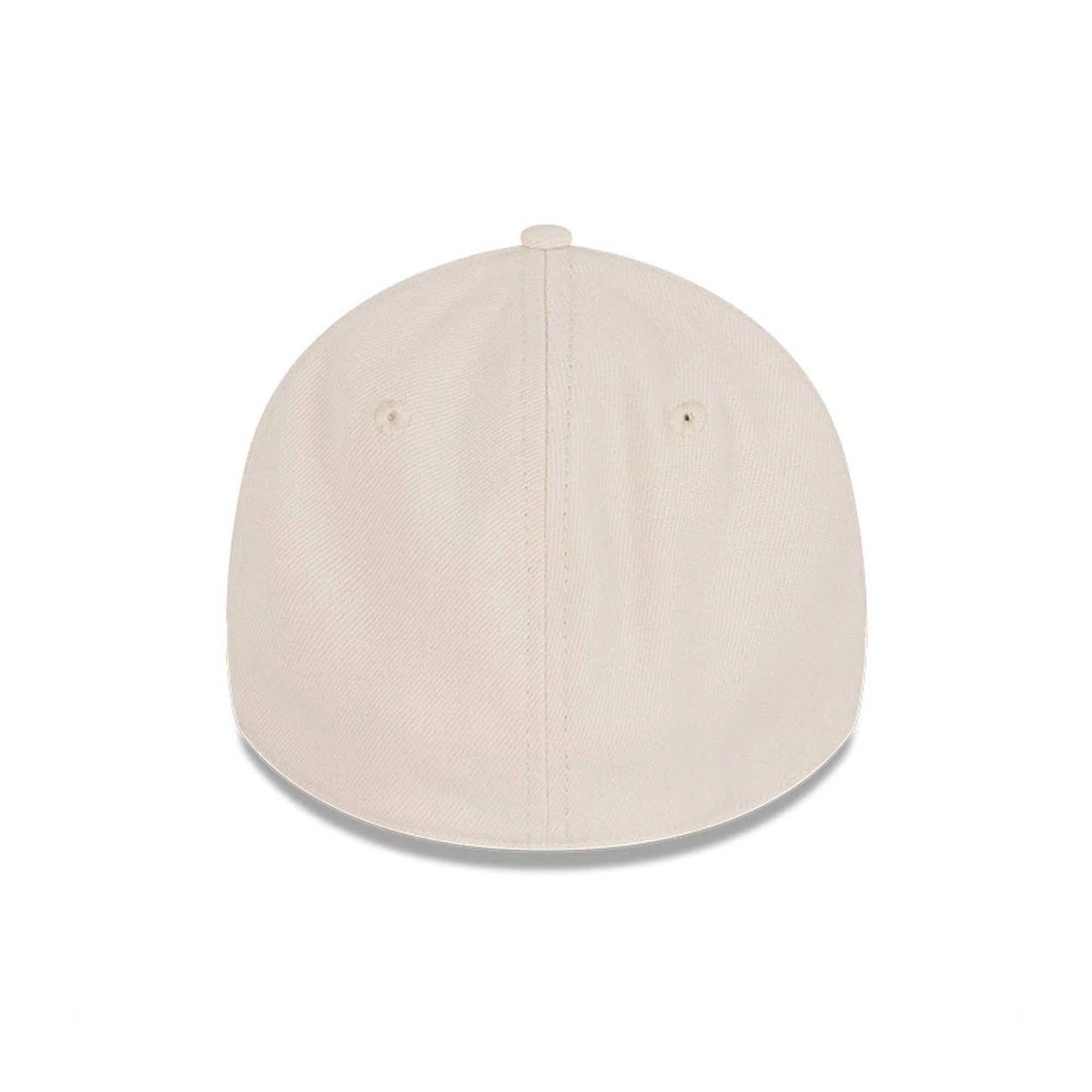 This is a New York Yankees Stone Grey Cream 39THIRTY Stretch Fit Cap 6