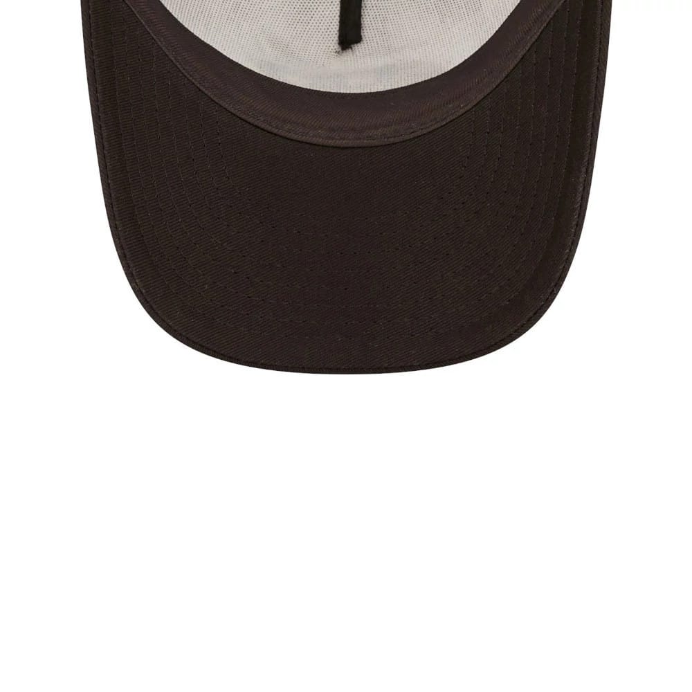 This is a Child DC Batman White 9FORTY A-Frame Trucker Adjustable Cap. 5