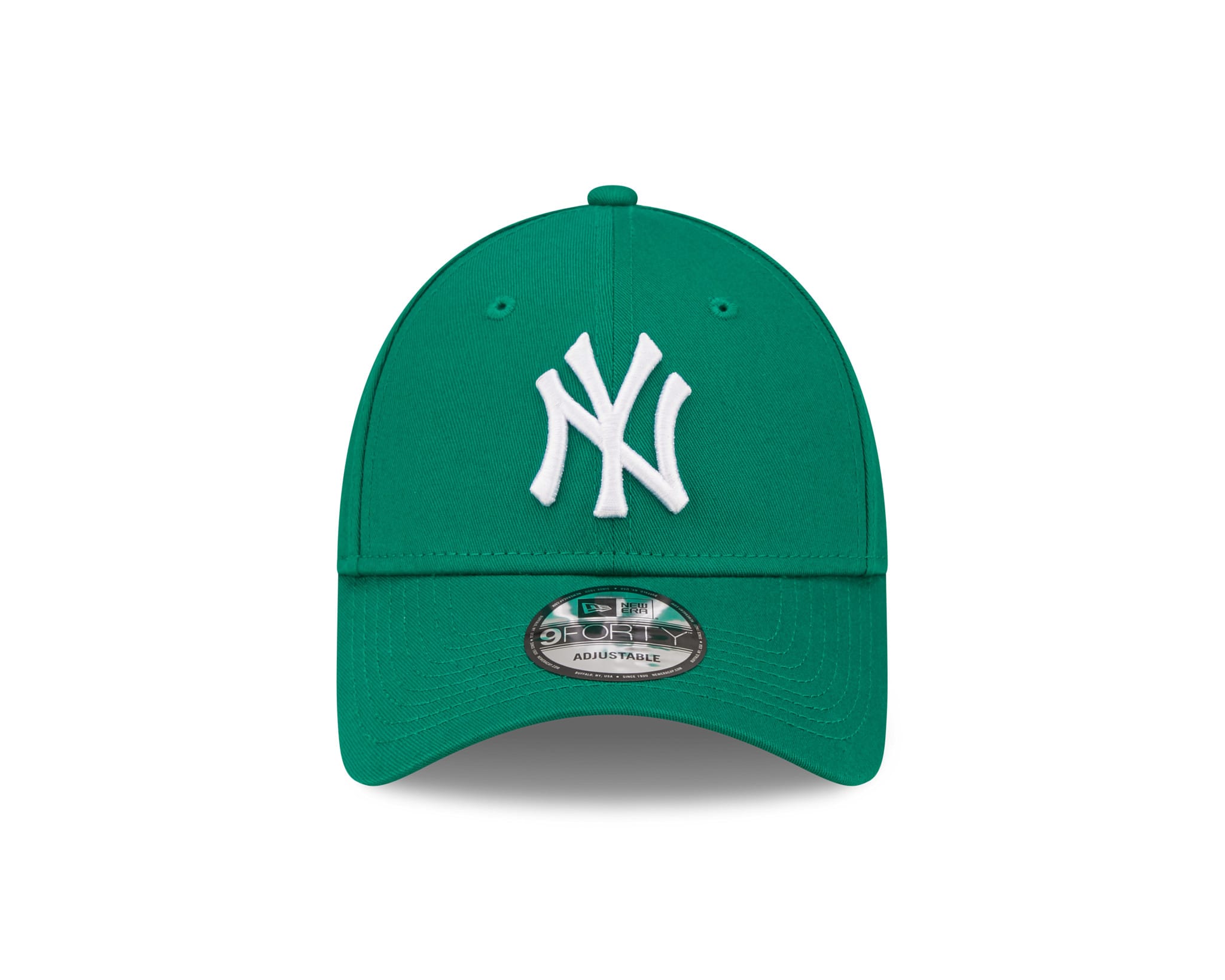 This is a New York Yankees Womens League Essential Green 9FORTY Adjustable Cap 2